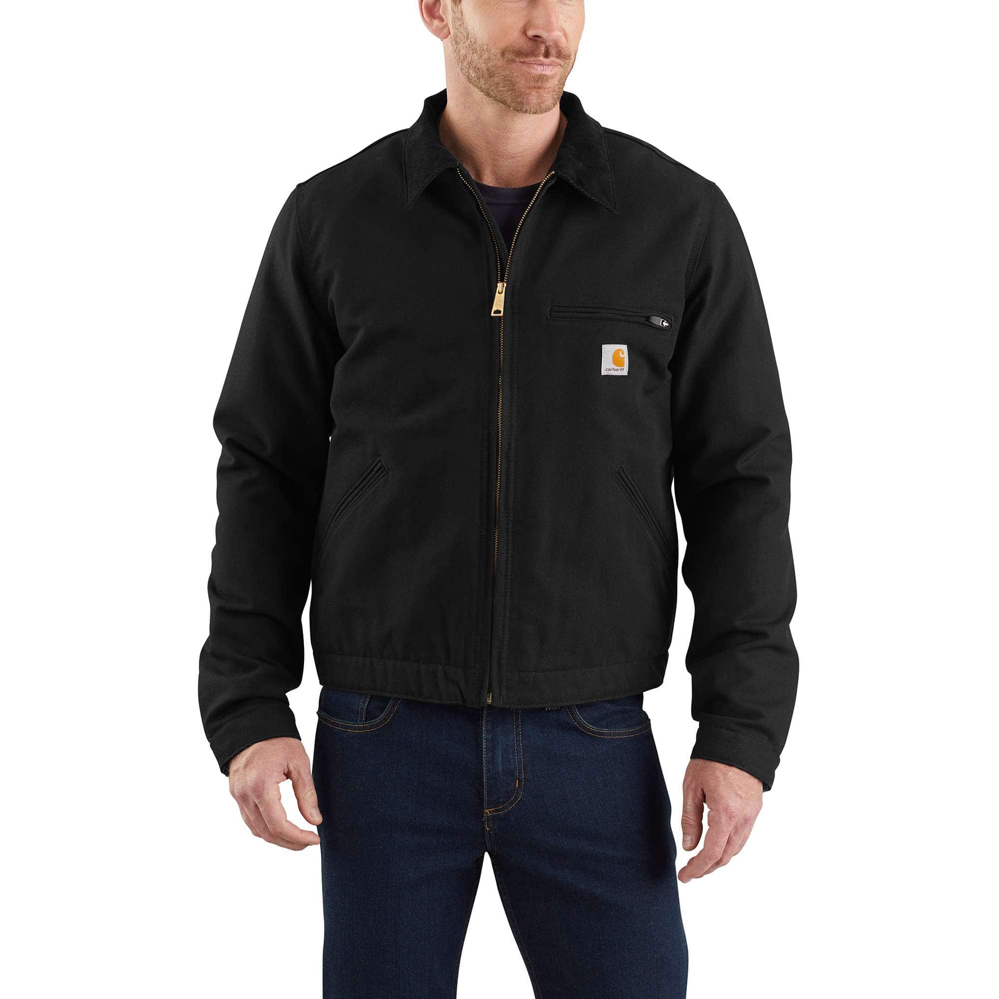 Relaxed Fit Duck Blanket-Lined Detroit Jacket - 1 Warm Rating - Carhartt Outlet