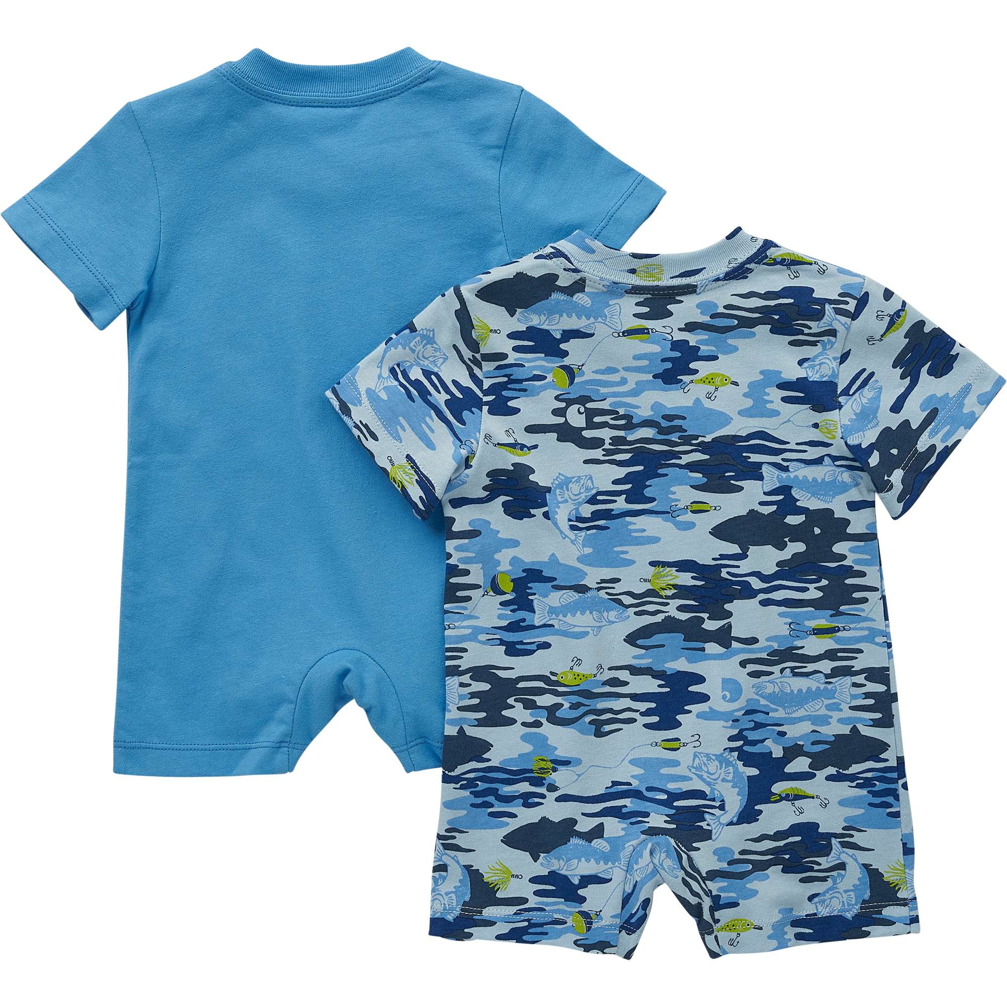 Boys' Short Sleeve Fish Print 2Pc Romper Set - Carhartt Outlet