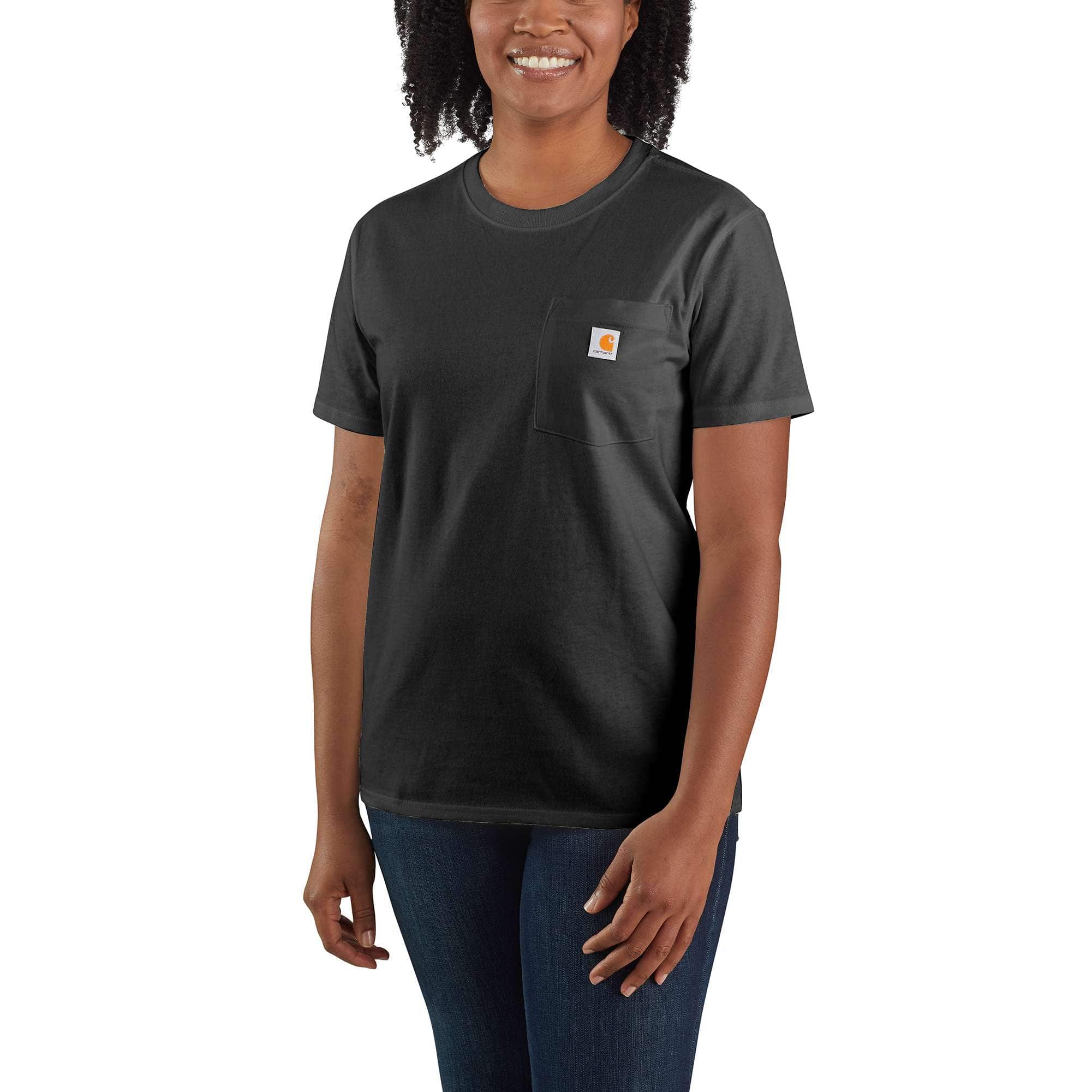 Women's Loose Fit Heavyweight Short-Sleeve Pocket T-Shirt - Carhartt Outlet