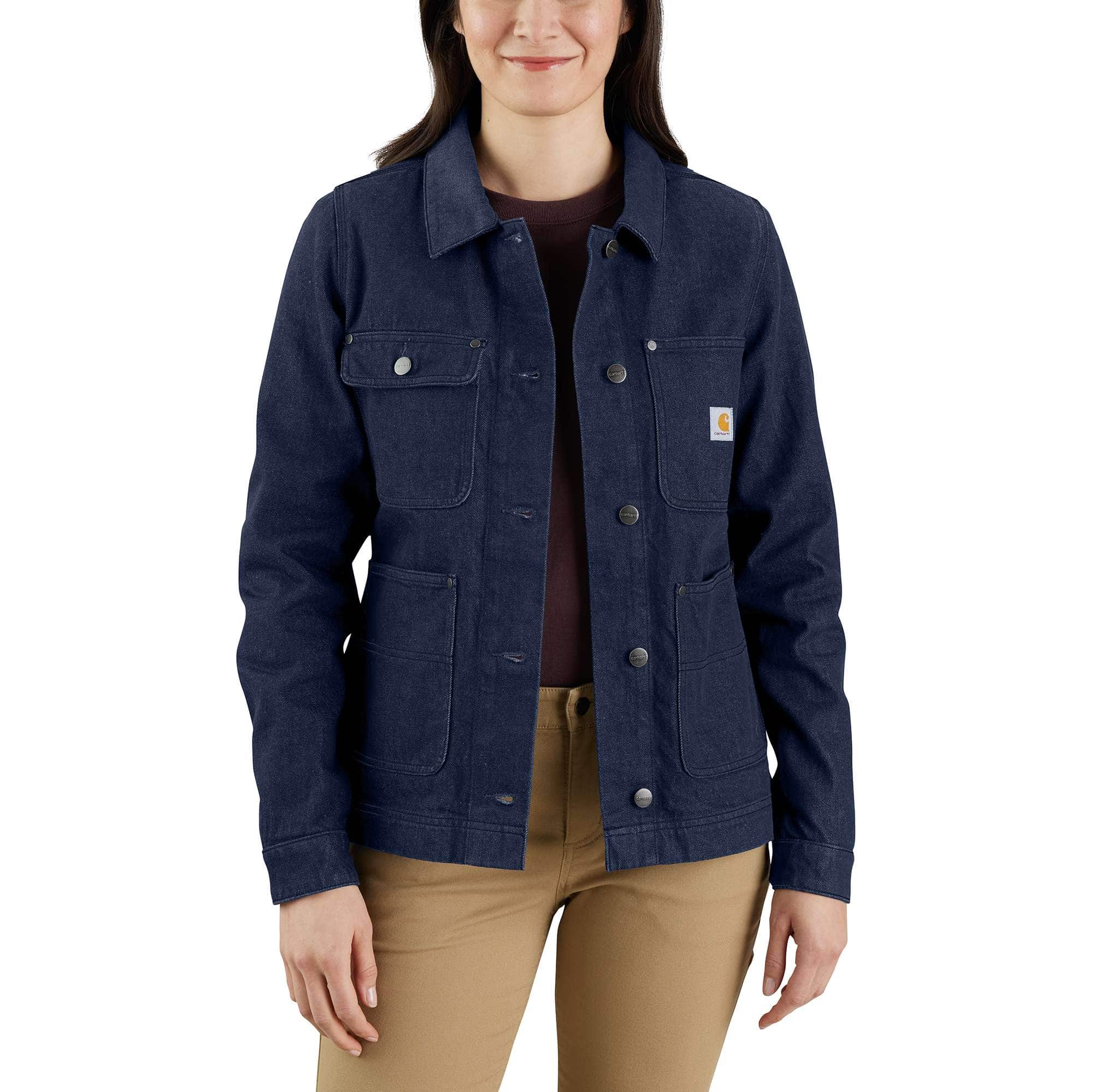Women's Relaxed Fit Denim Jacket - 1 Warm Rating - Carhartt Outlet