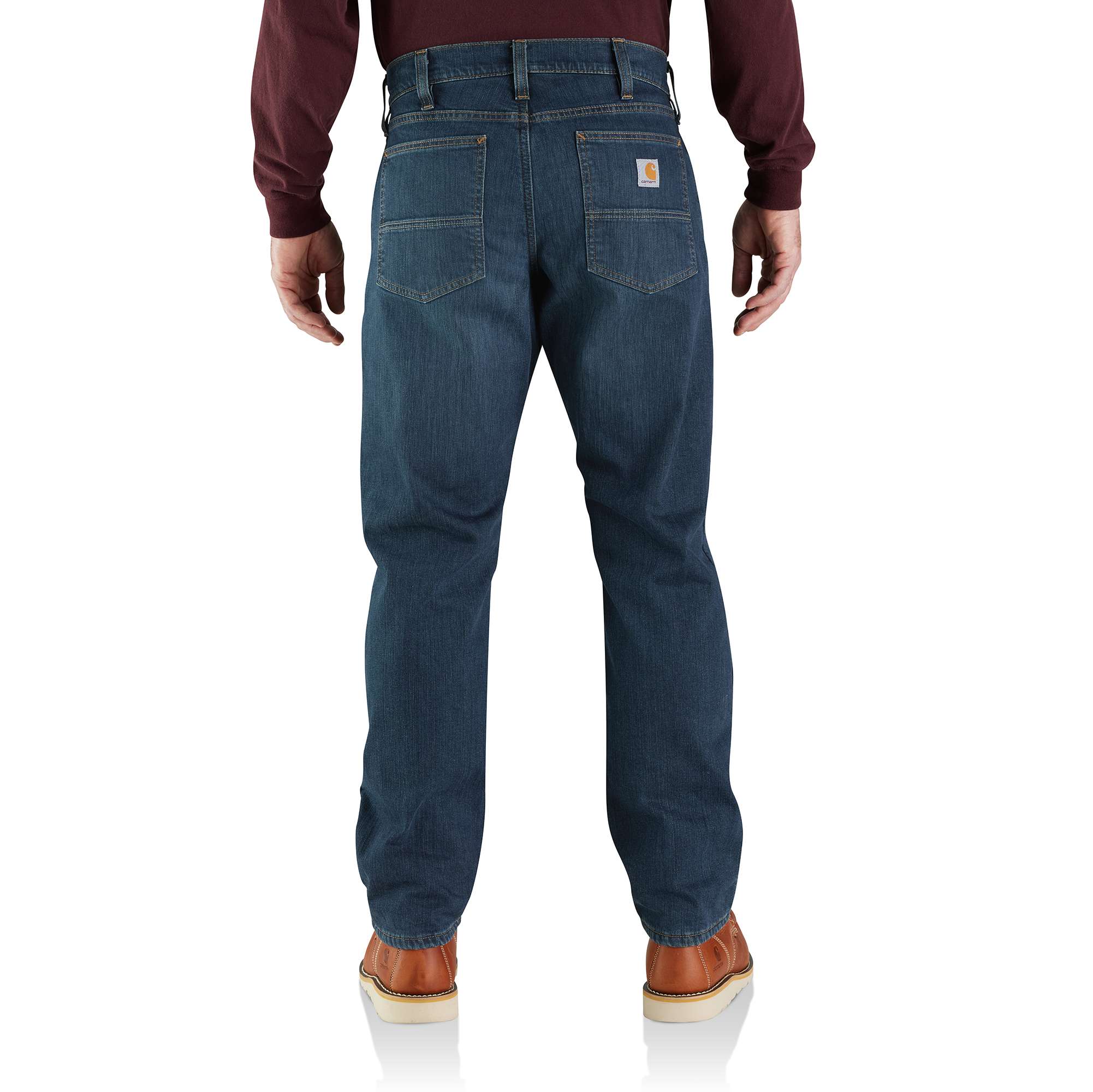 Rugged Flex Relaxed Fit Fleece-Lined 5-Pocket Jean - Carhartt Outlet