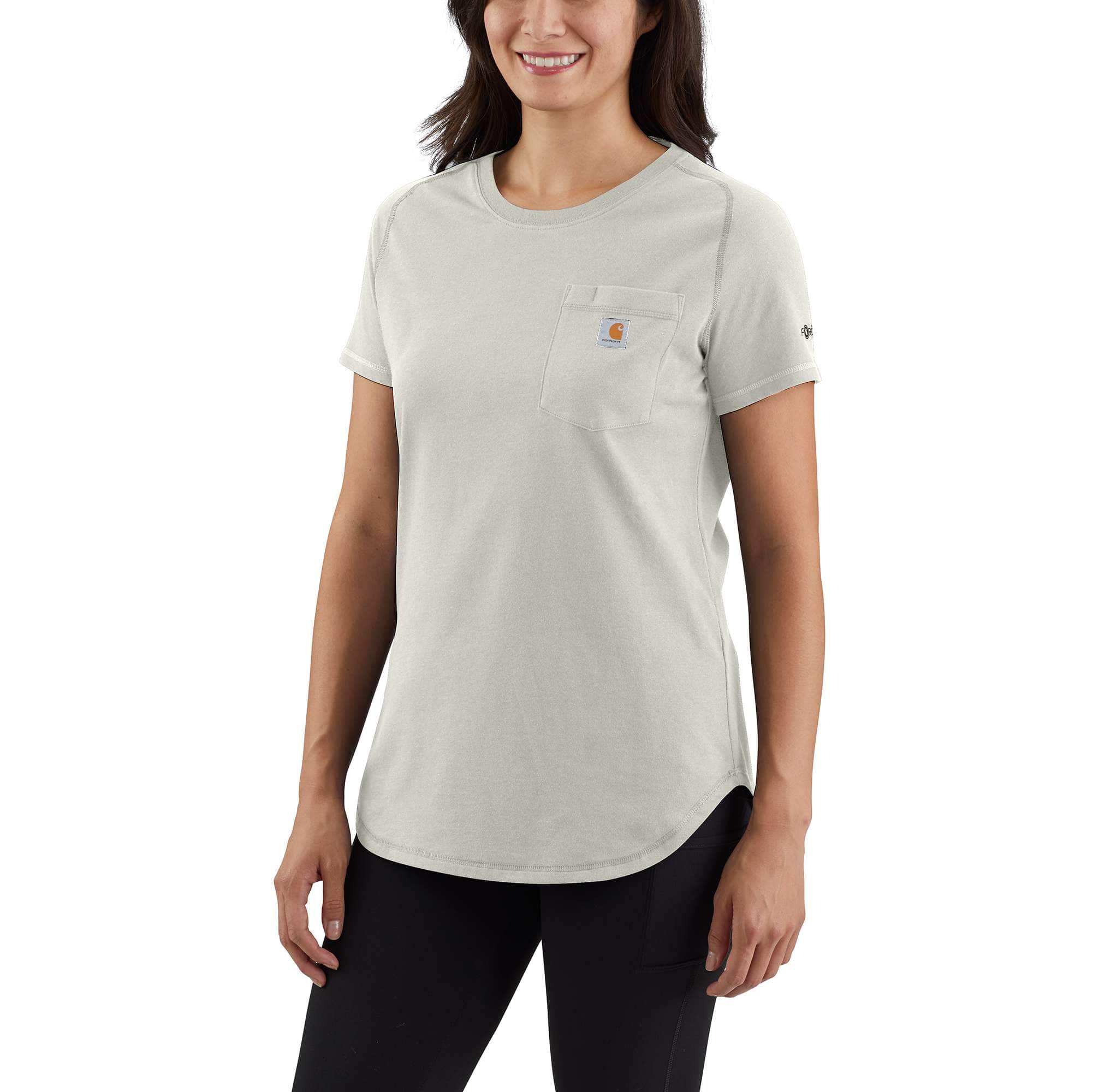 Women's Carhartt Force Relaxed Fit Midweight Pocket T-Shirt - Carhartt Outlet