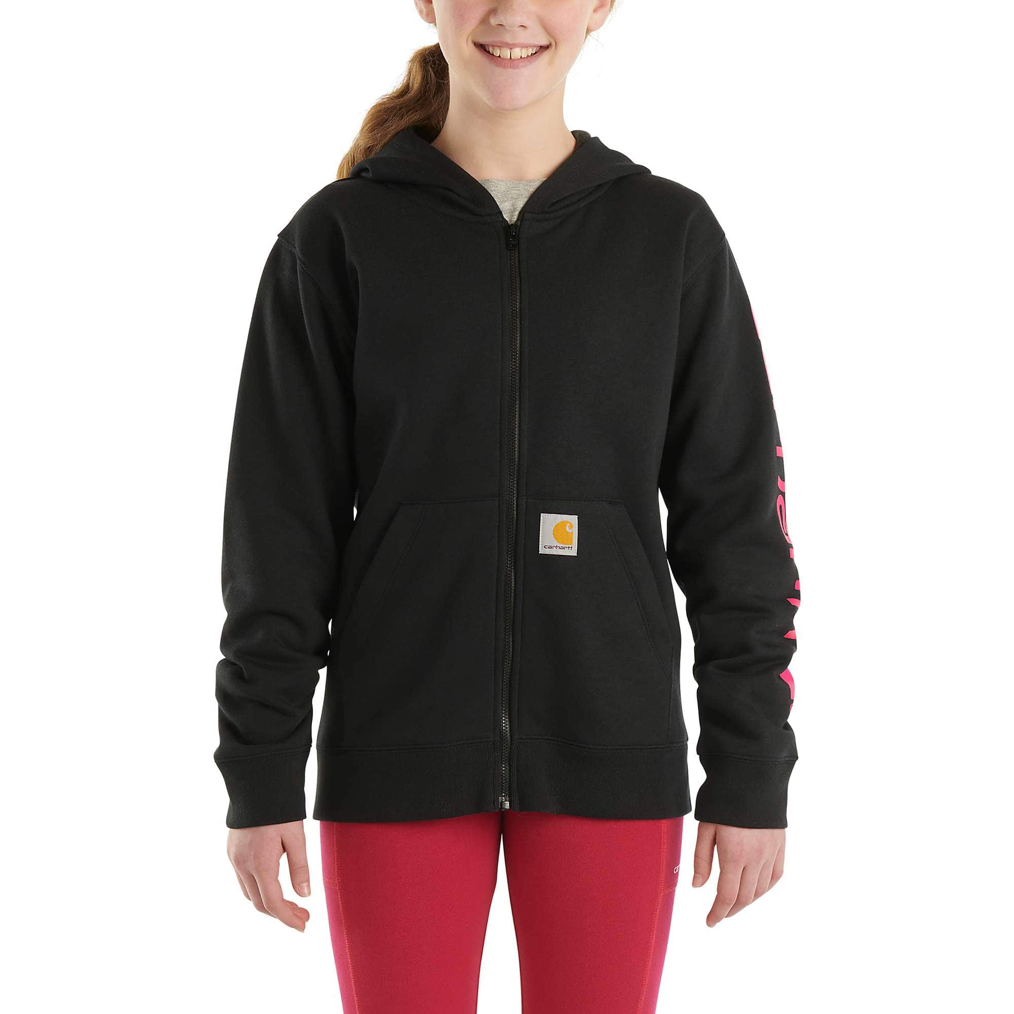 Girls' Long-Sleeve Full-Zip Sweatshirt (Child/Youth) - Carhartt Outlet