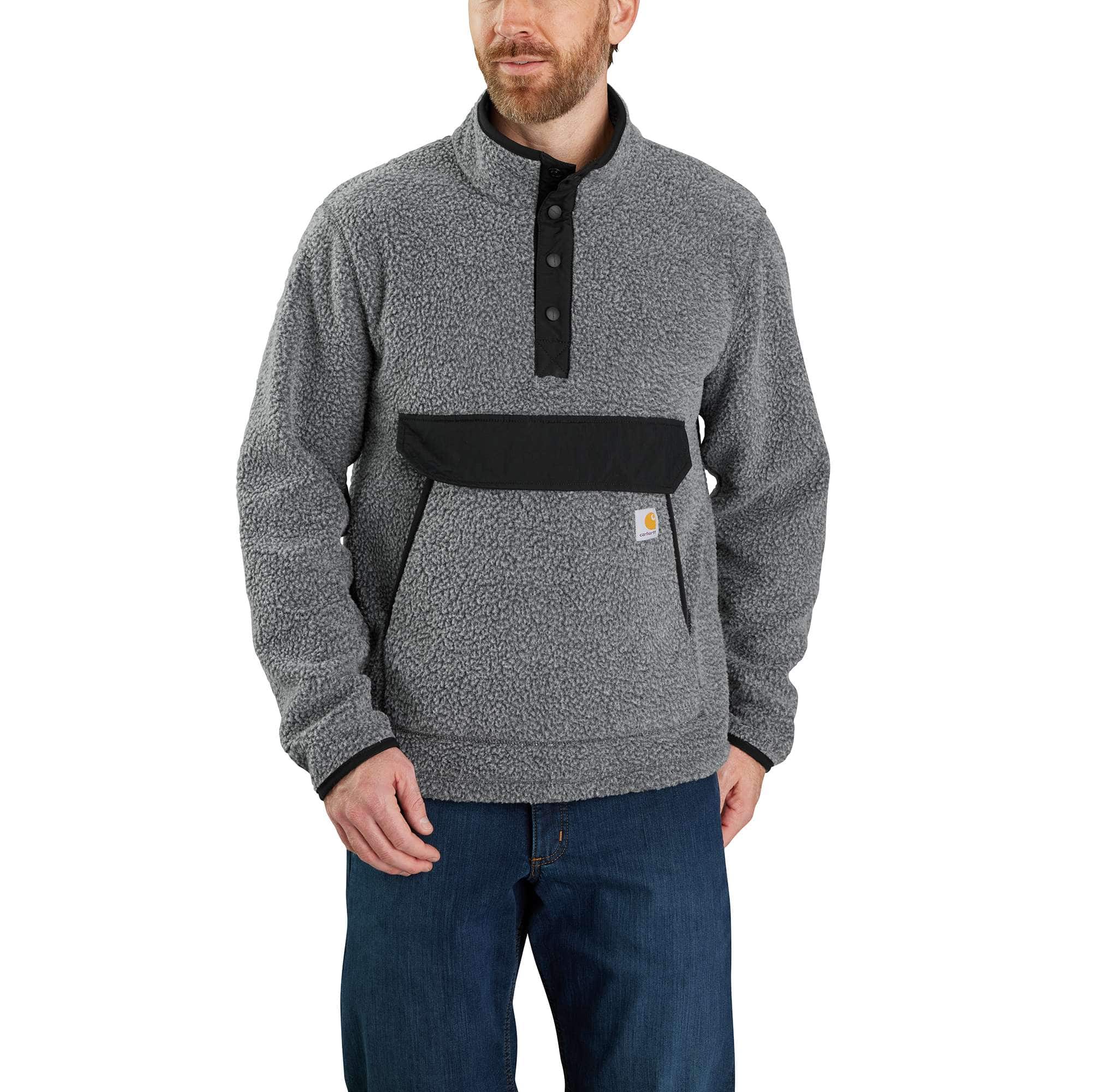 Relaxed Fit Fleece Snap Front Jacket - 2 Warmer Rating - Carhartt Outlet