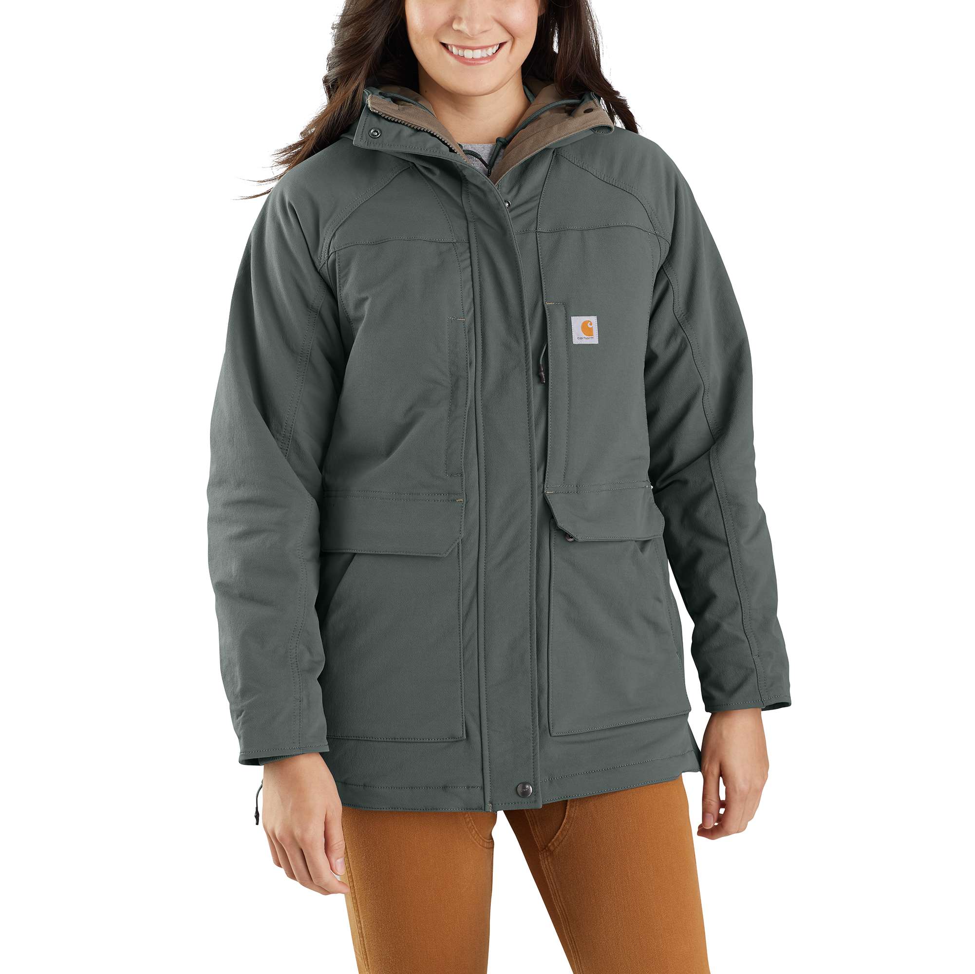 Women's Super Dux Relaxed Fit Insulated Traditional Coat - 4 Extreme Warmth Rating - Carhartt Outlet