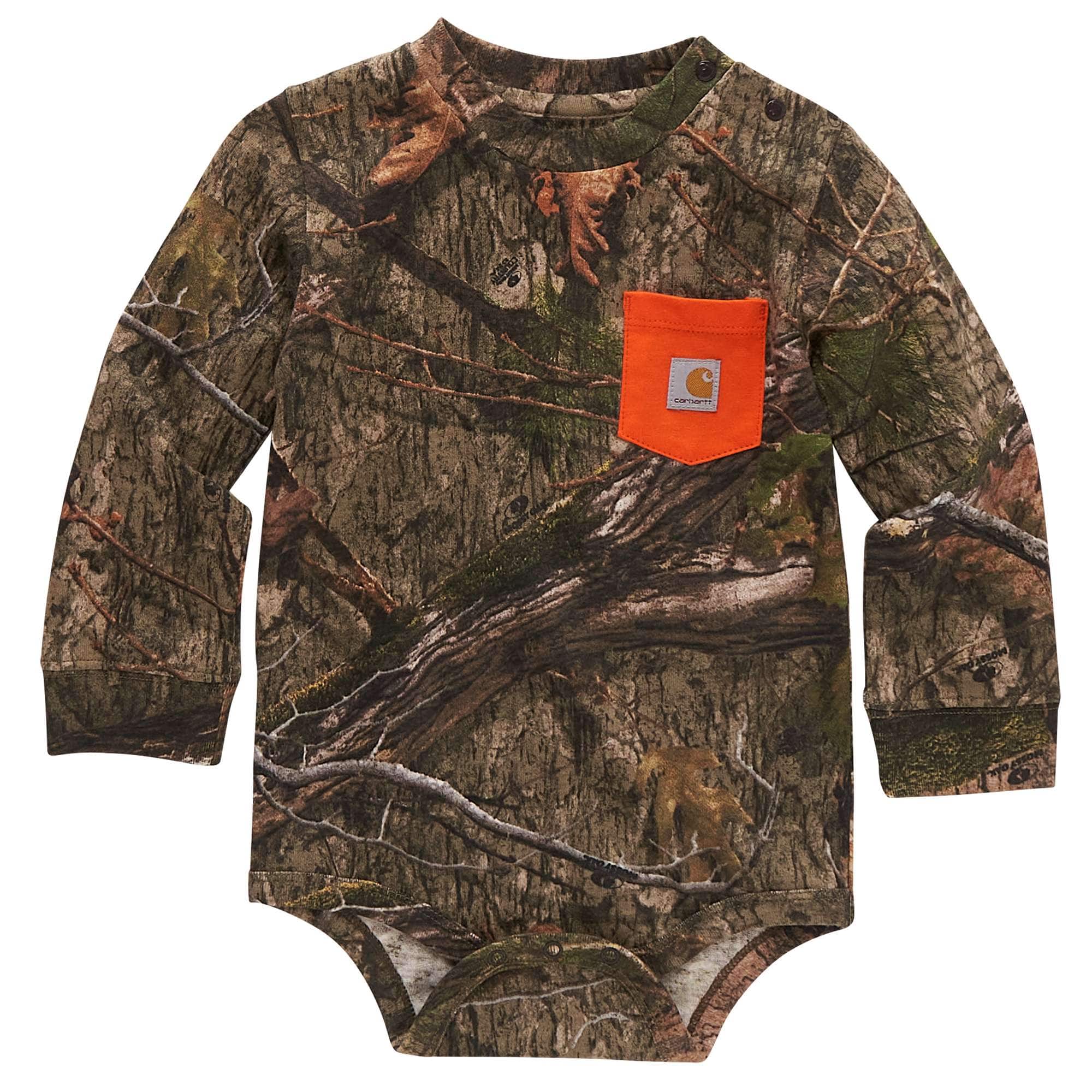 Boys' Long-Sleeve Camo Pocket Bodysuit - Carhartt Outlet