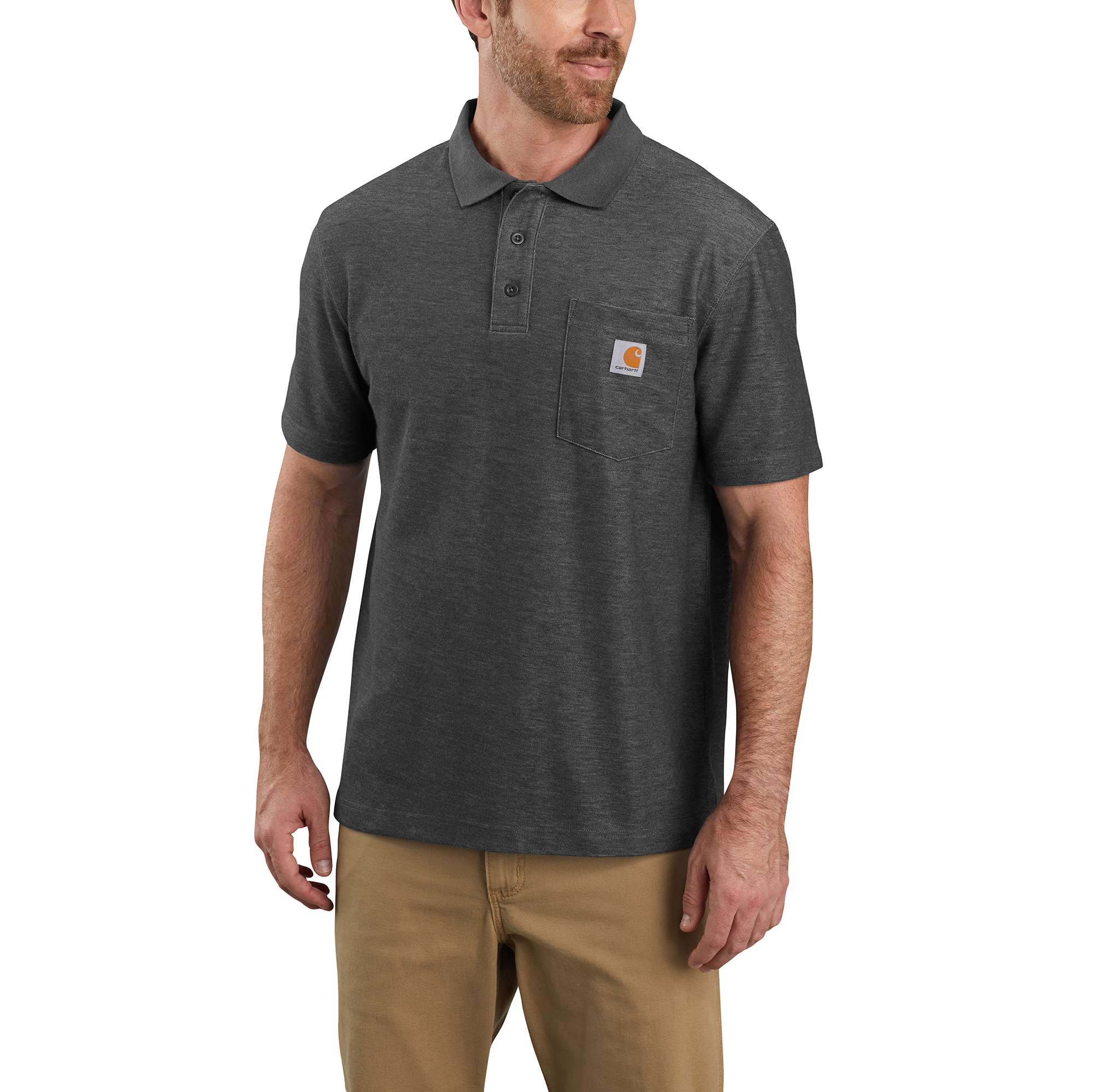 Loose Fit Midweight Short-Sleeve Pocket Polo - Carhartt Outlet