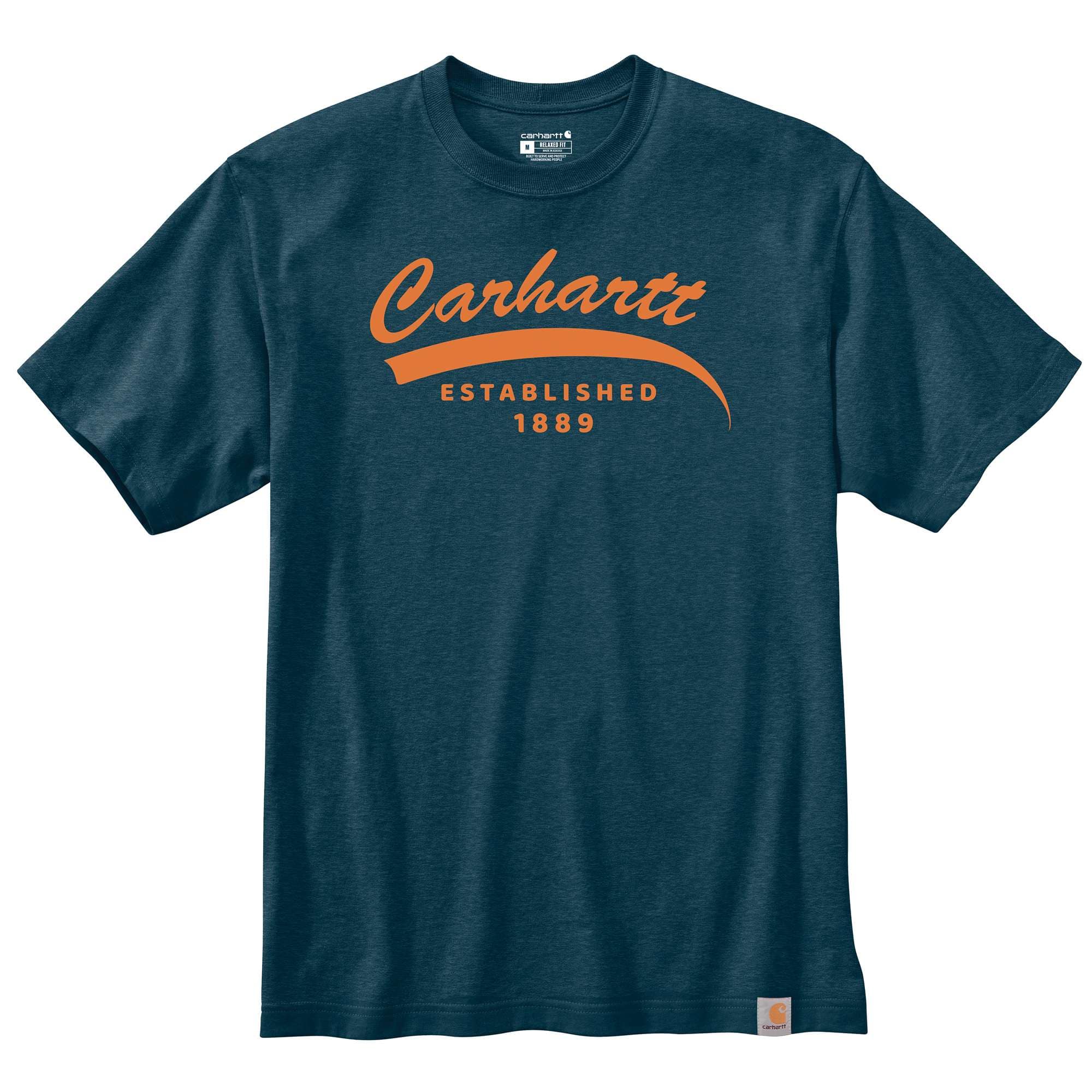 Relaxed Fit Heavyweight Short-Sleeve Script Graphic T-Shirt - Carhartt Outlet