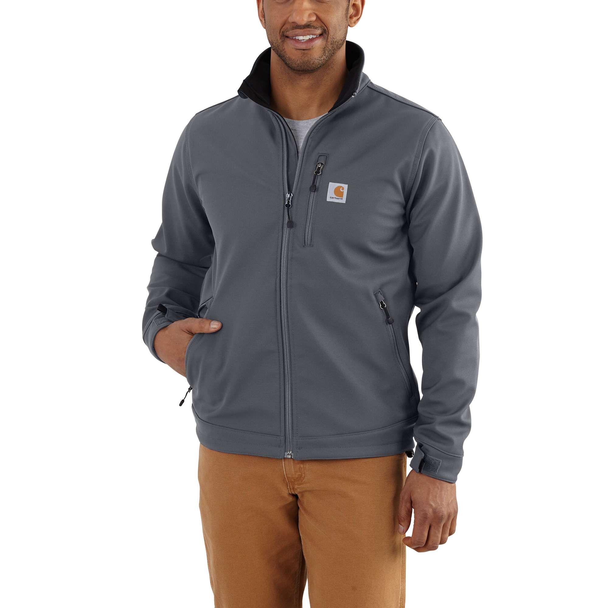 Rain Defender Relaxed Fit Heavyweight Softshell Jacket - 1 Warm Rating - Carhartt Outlet
