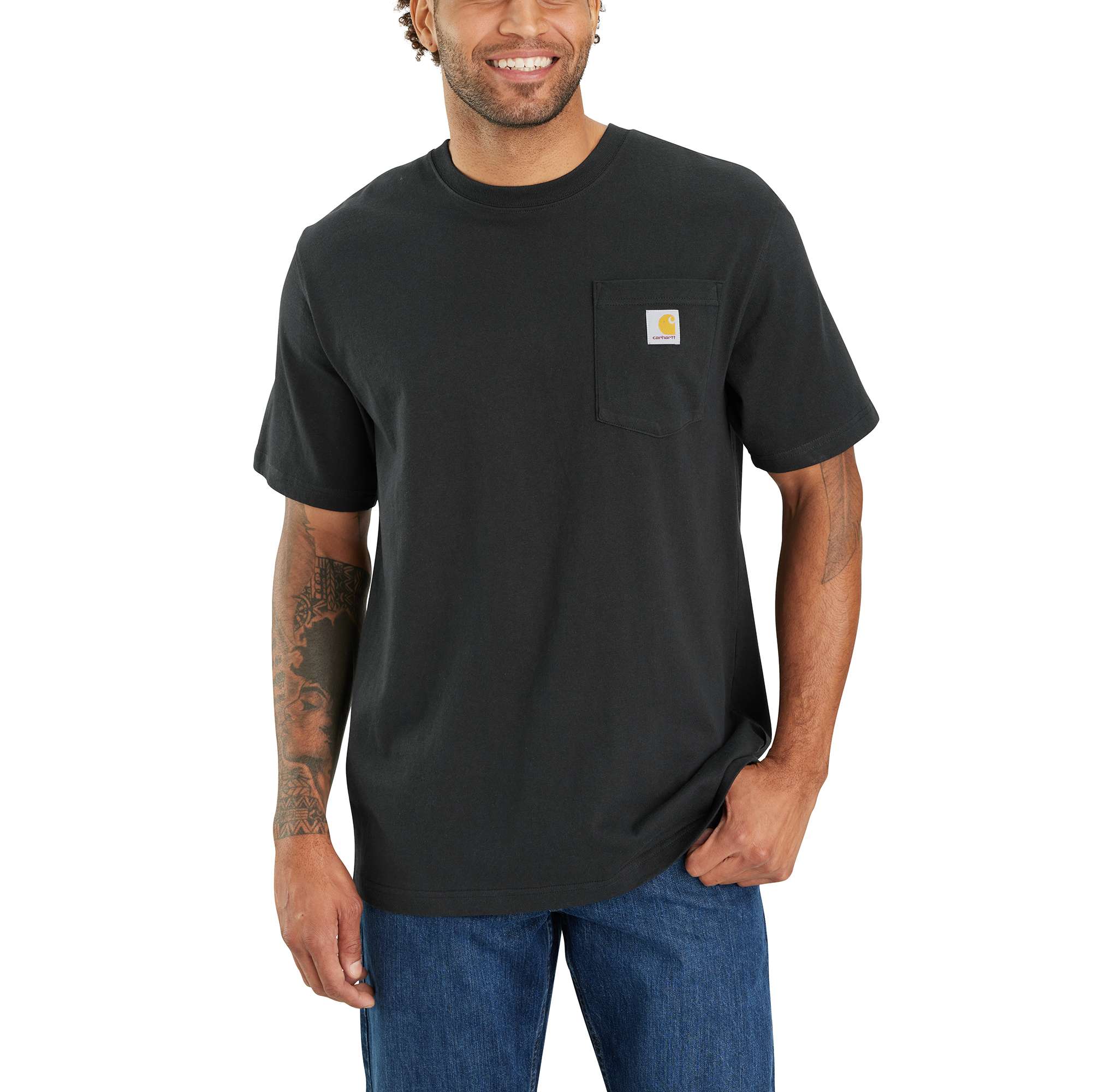 Loose Fit Heavyweight Short-Sleeve Camo Logo Graphic T-Shirt - Carhartt Outlet