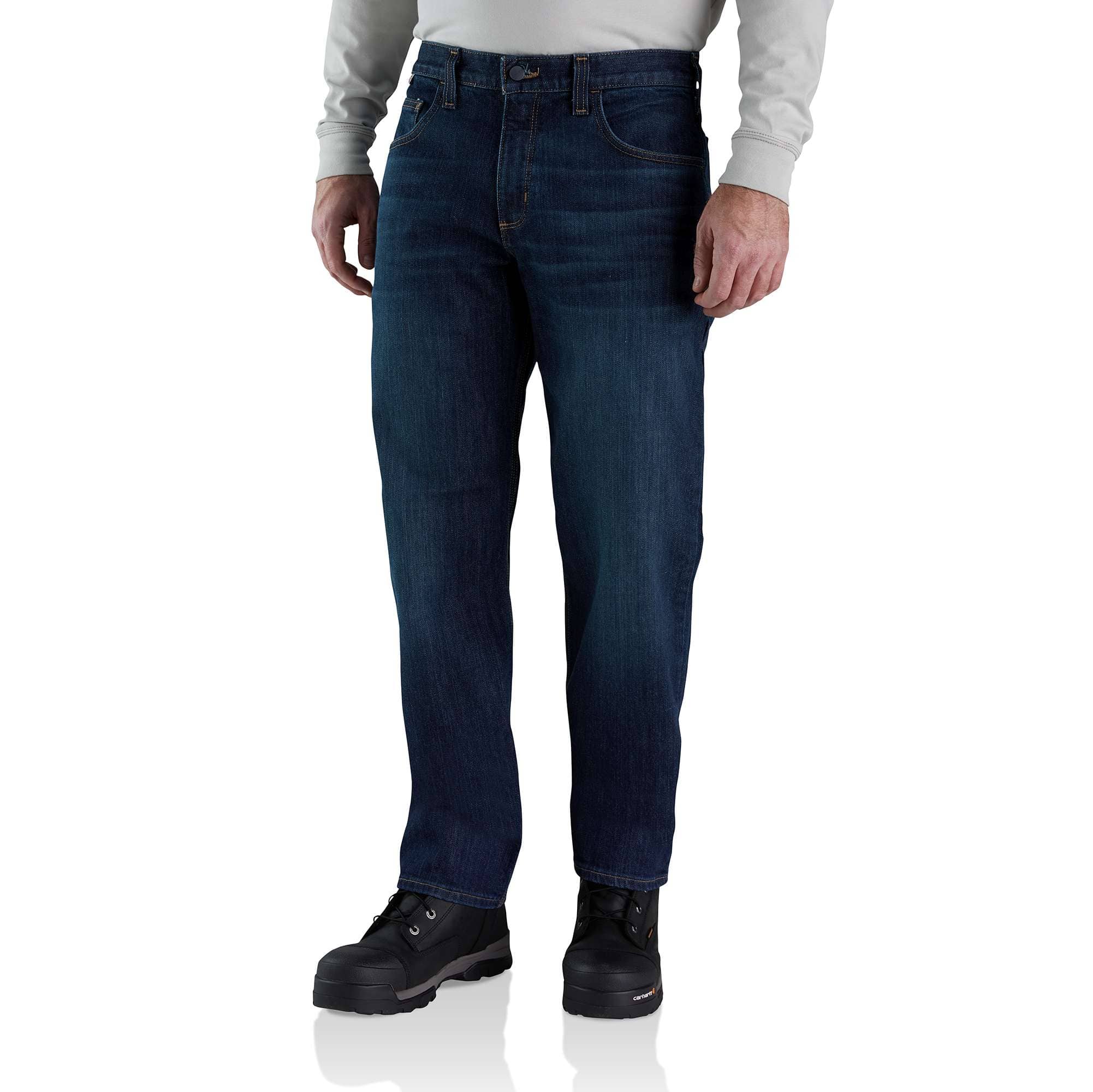 Flame-Resistant  Rugged Flex Relaxed Fit 5 Pocket Jean - Carhartt Outlet