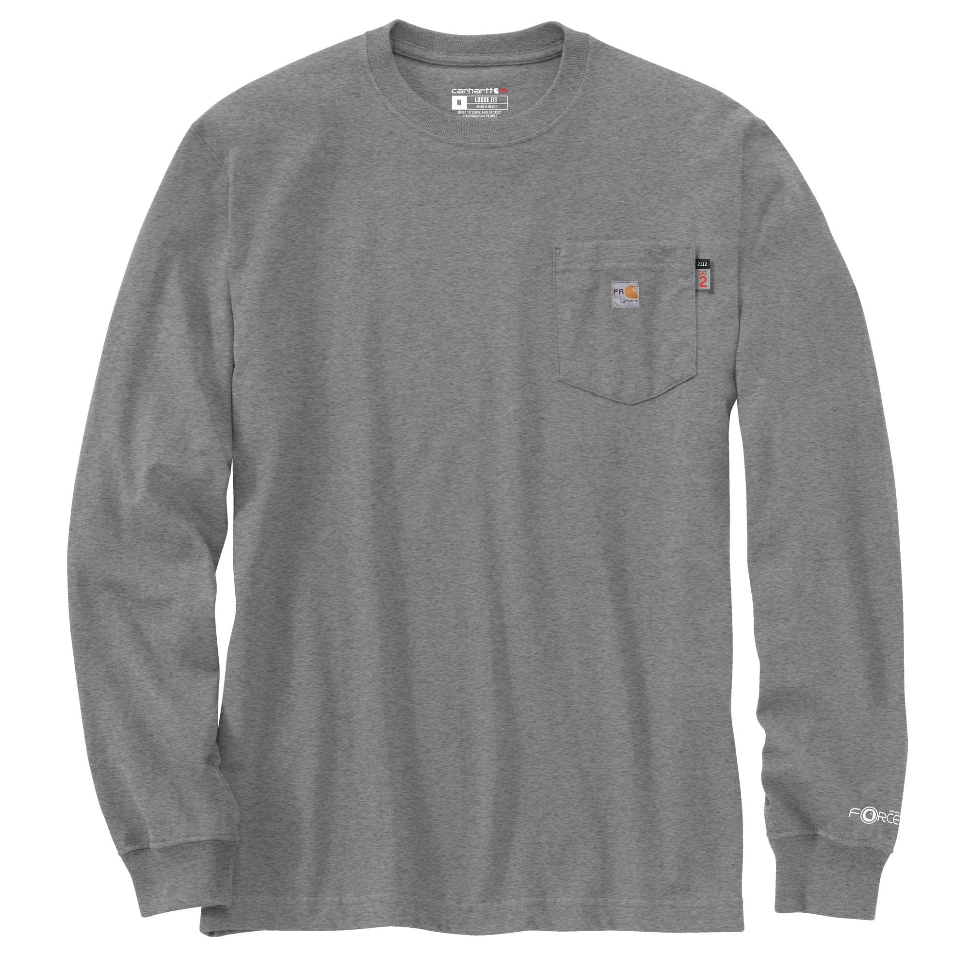 Flame Resistant Carhartt Force Loose Fit Lightweight Long-Sleeve C Graphic T-Shirt - Carhartt Outlet