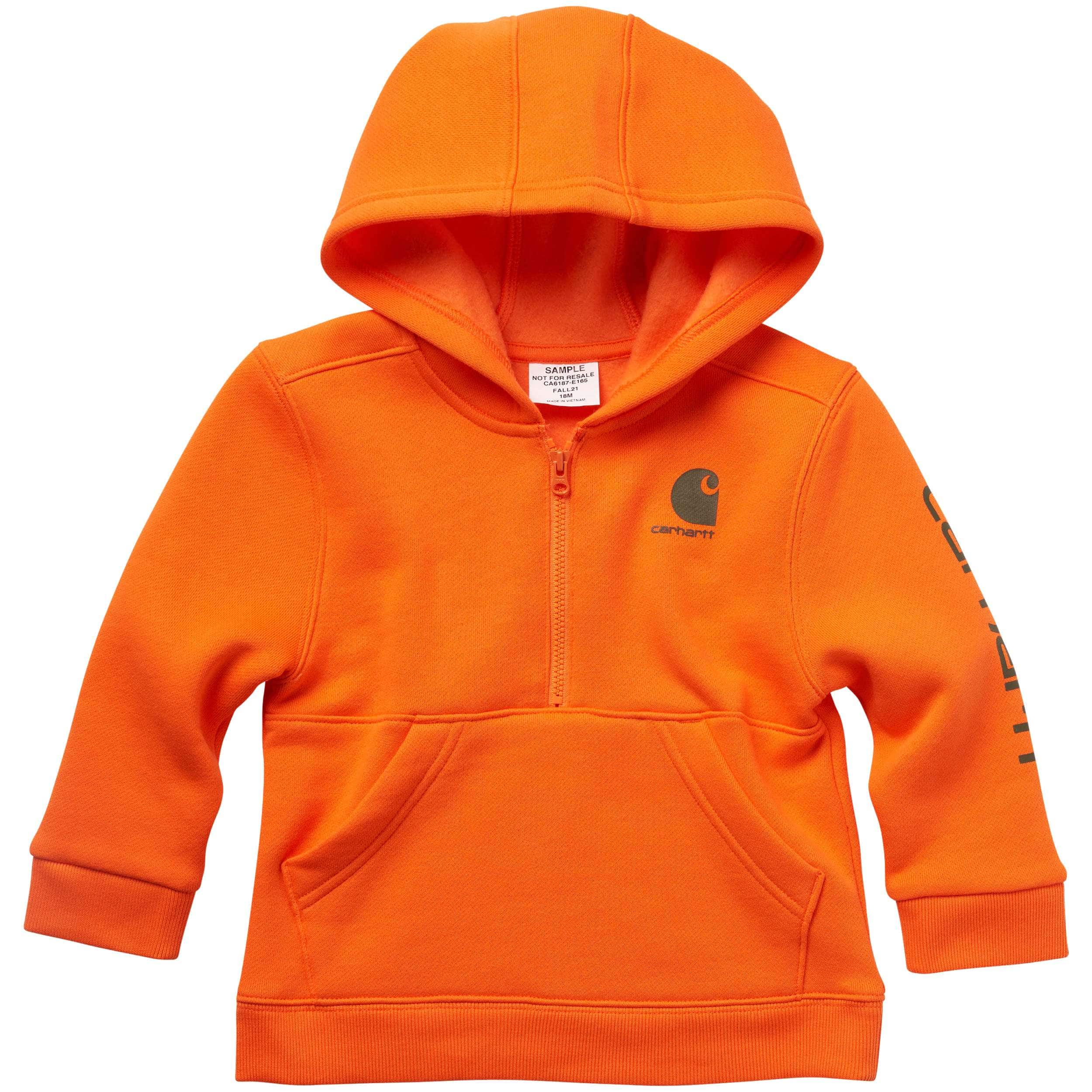 Boys' Long-Sleeve Half-Zip Sweatshirt - Carhartt Outlet