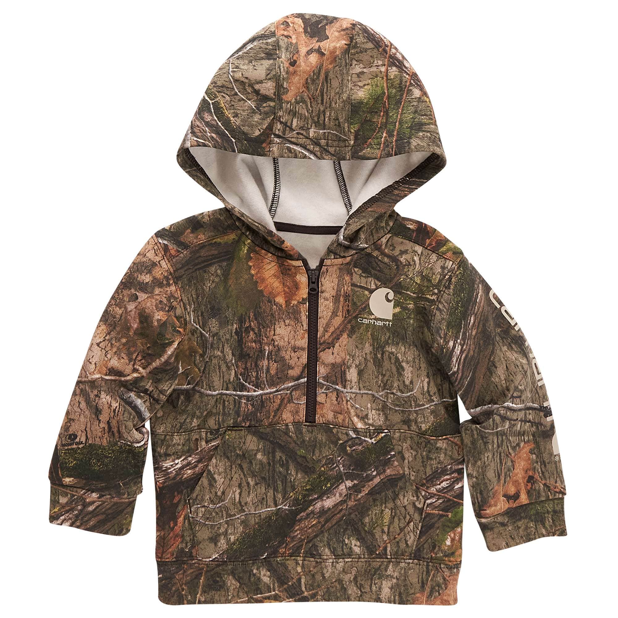 Boys' Long-Sleeve Half-Zip Camo Sweatshirt (Infant/Toddler) - Carhartt Outlet