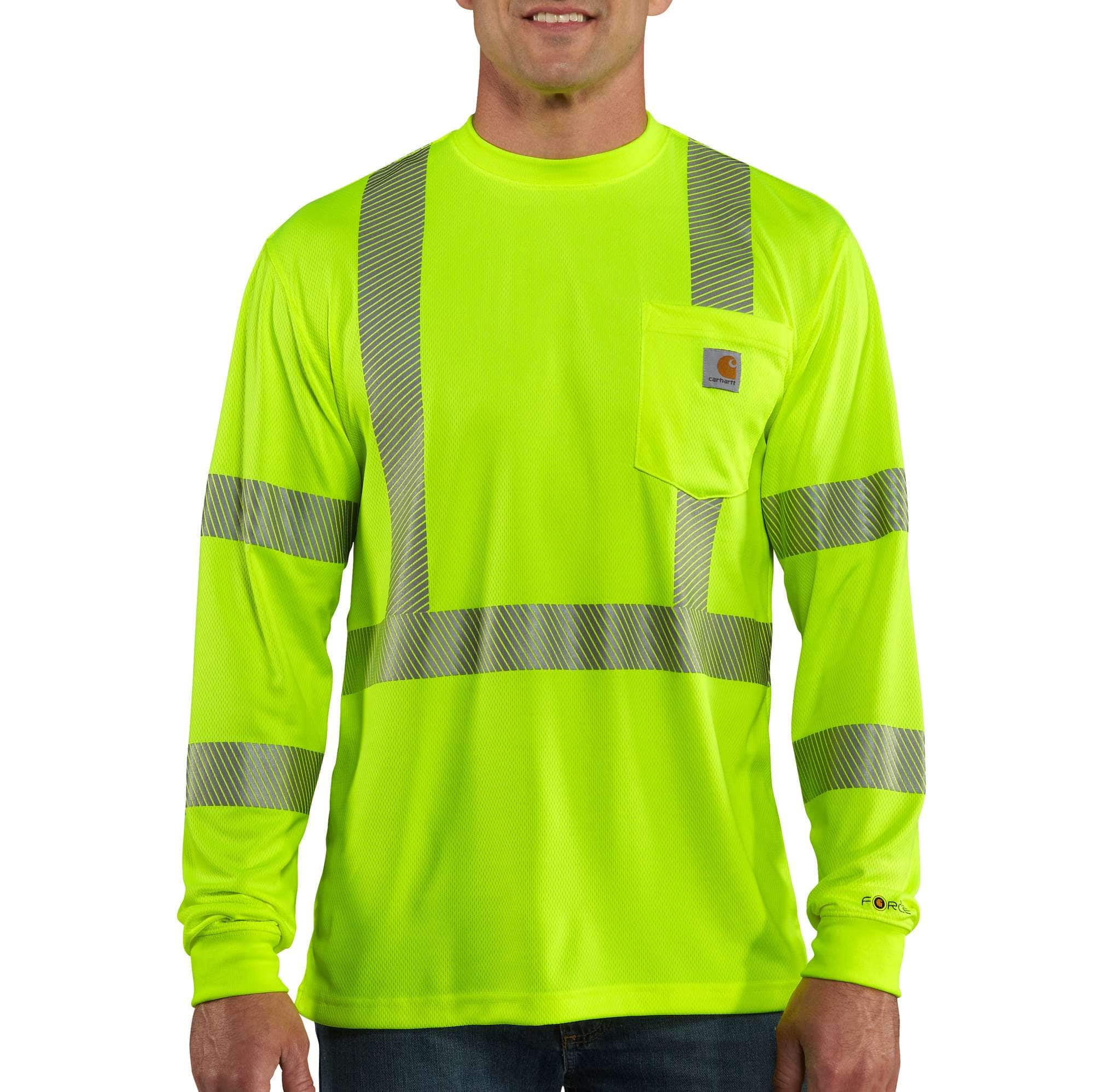 Force High-Visibility Long-Sleeve Class 3 T-Shirt - Carhartt Outlet