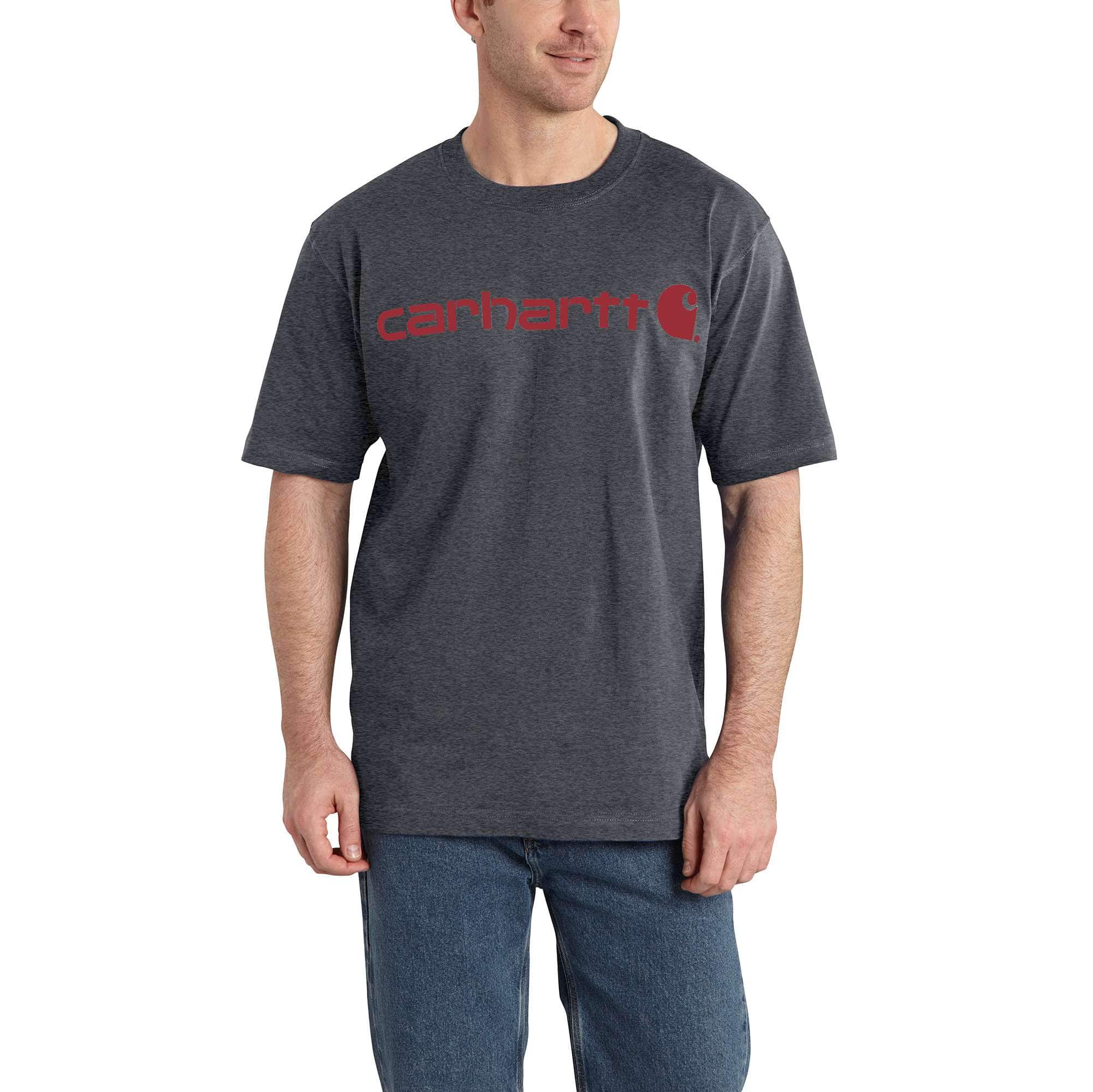 Loose Fit Heavyweight Short-Sleeve Logo Graphic T-Shirt - Carhartt Outlet