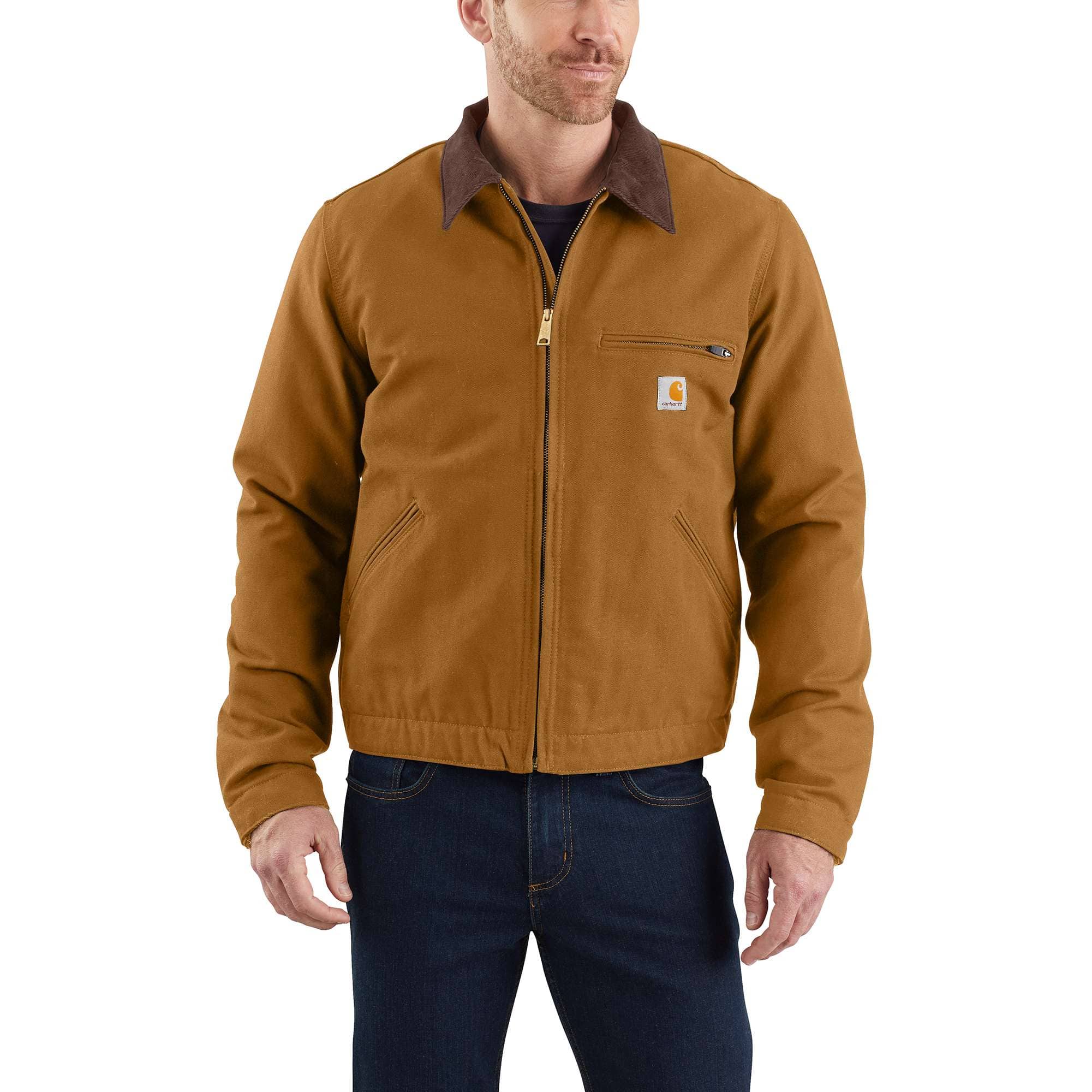 Relaxed Fit Duck Blanket-Lined Detroit Jacket - 1 Warm Rating - Carhartt Outlet