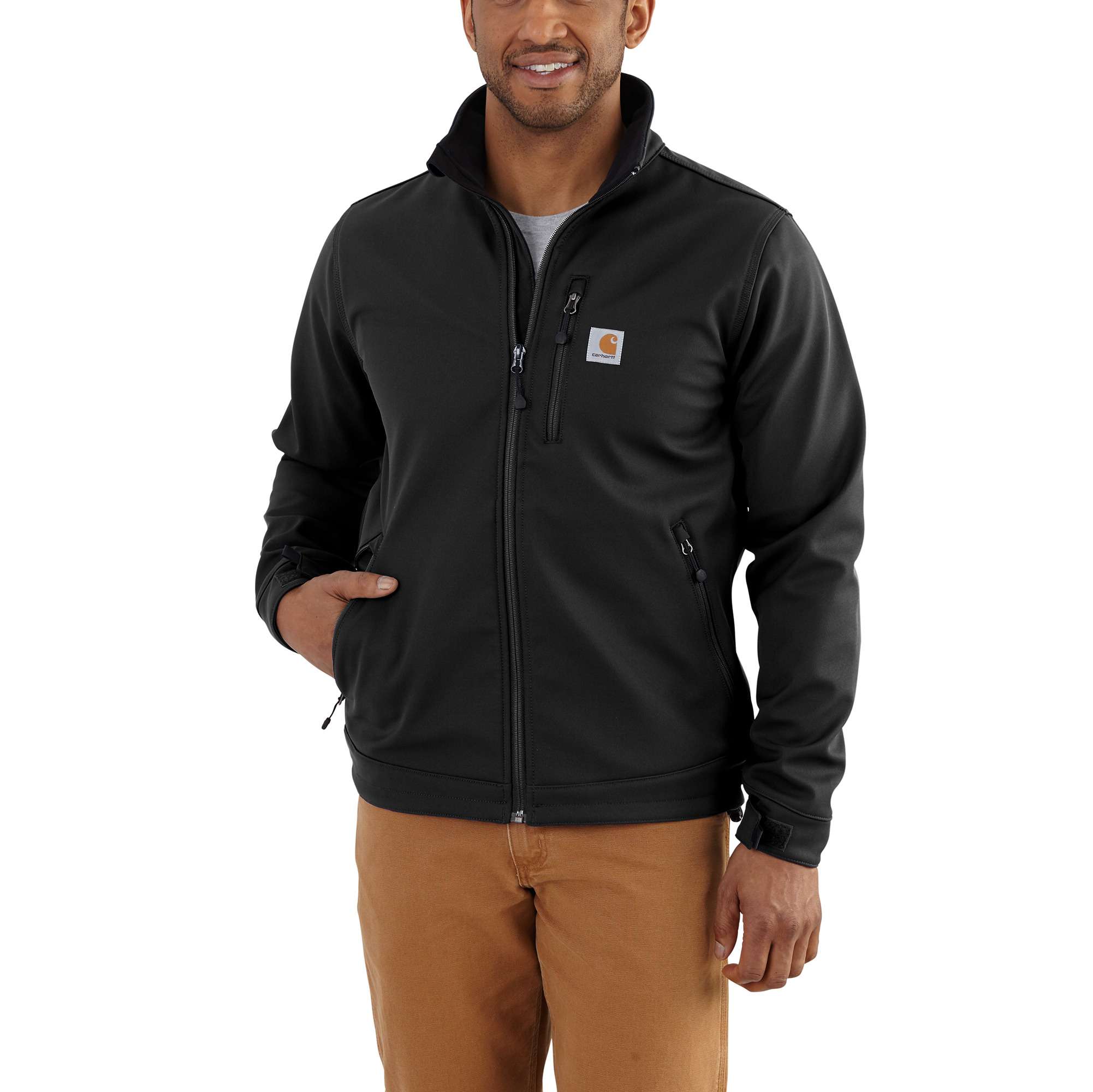 Rain Defender Relaxed Fit Heavyweight Softshell Jacket - 1 Warm Rating - Carhartt Outlet