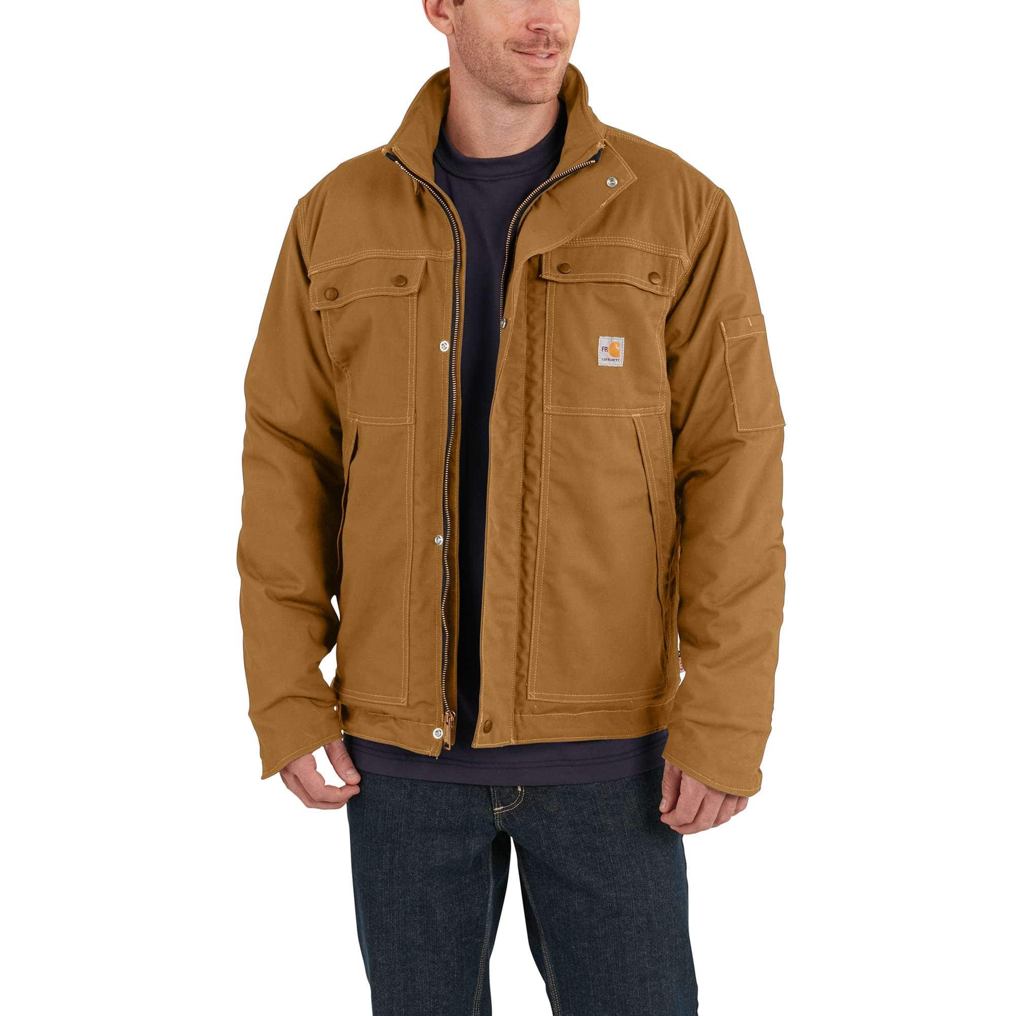 Flame-Resistant Full Swing Quick Duck Coat - 2 Warmer Rating - Carhartt Outlet