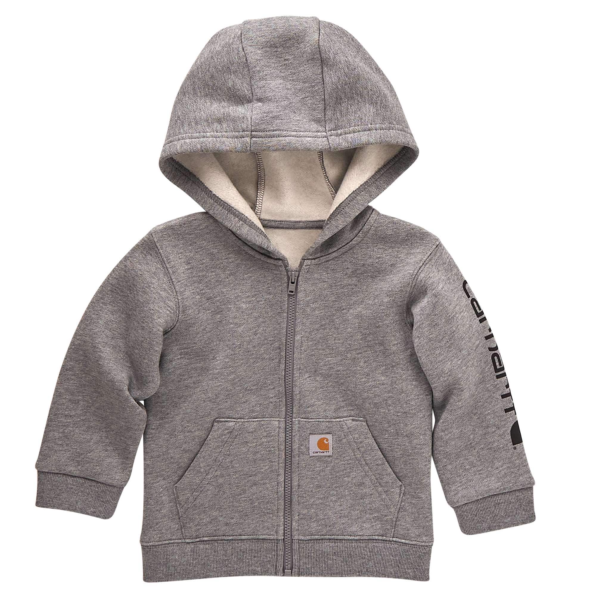 Boys' Long-Sleeve Full-Zip Logo Sweatshirt (Infant/Toddler) - Carhartt Outlet
