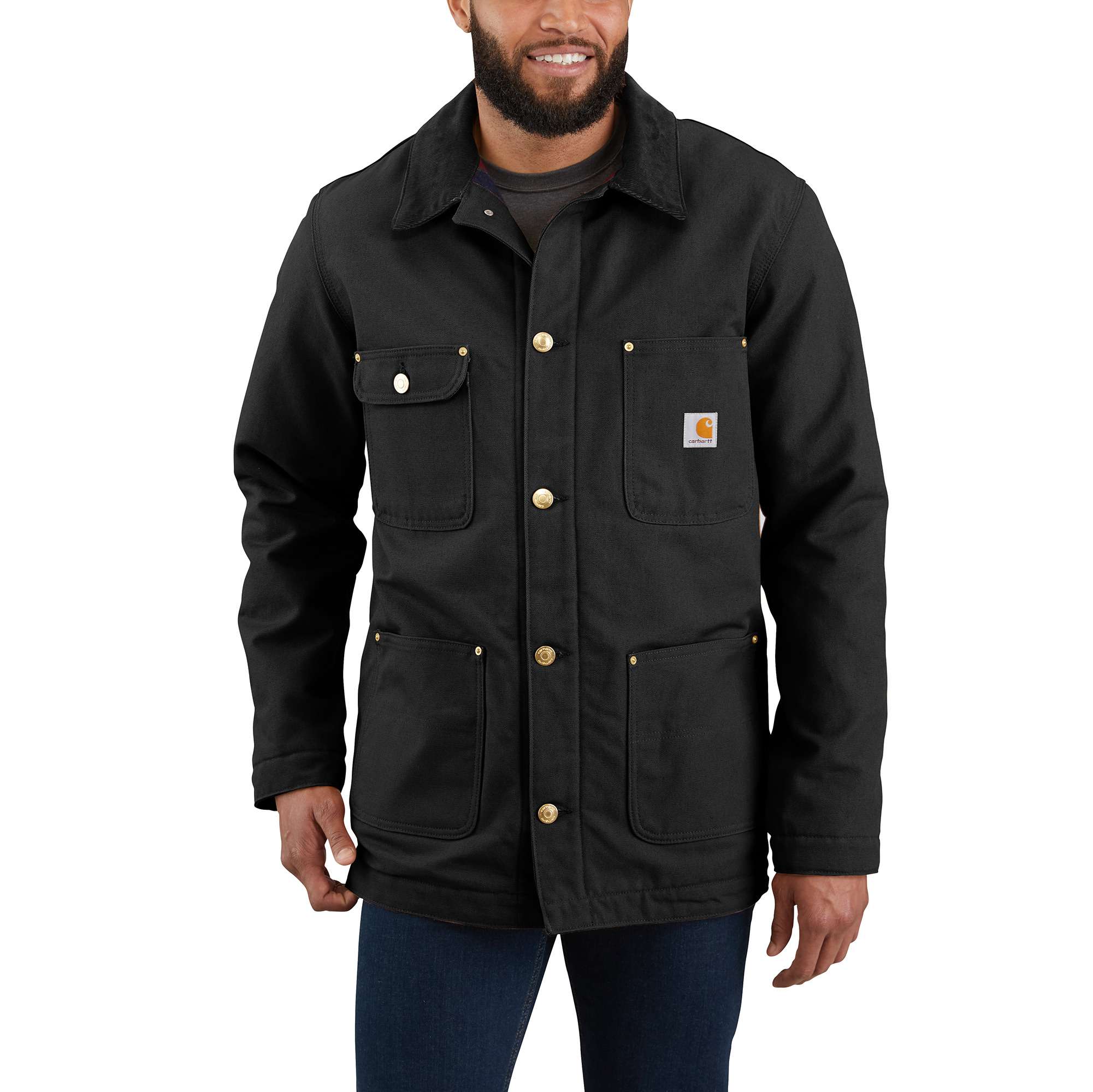Loose Fit Firm Duck Blanket-Lined Chore Coat - 2 Warmer Rating - Carhartt Outlet