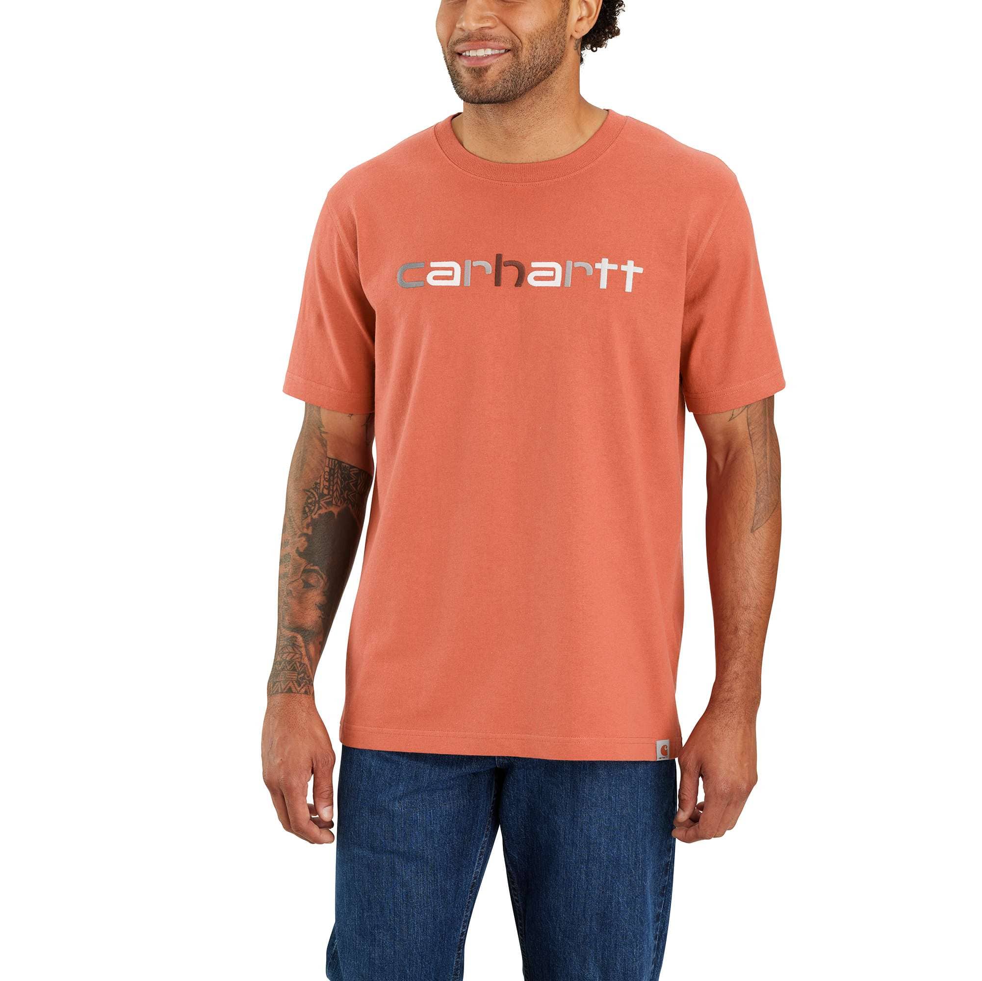 Relaxed Fit Heavyweight Short-Sleeve Logo Graphic T-Shirt - Carhartt Outlet