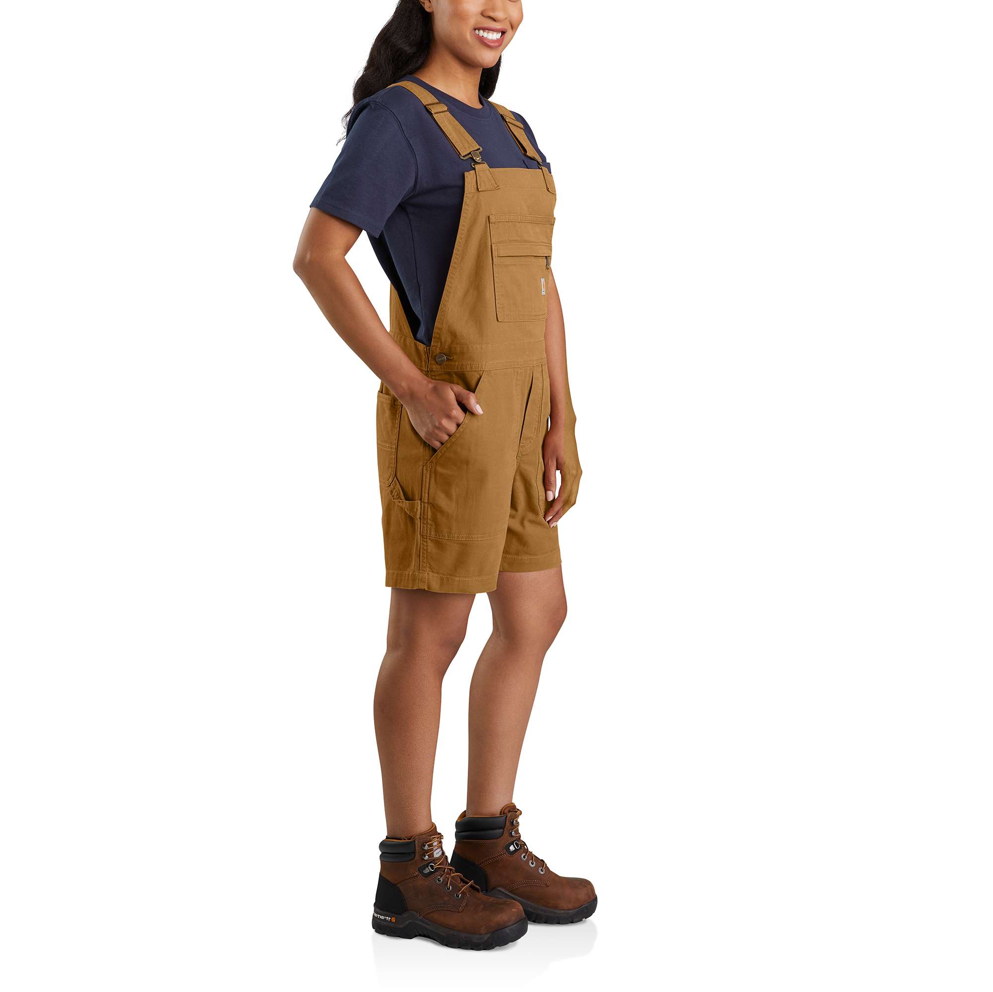 Women's Rugged Flex Relaxed Fit Canvas Shortall - Carhartt Outlet
