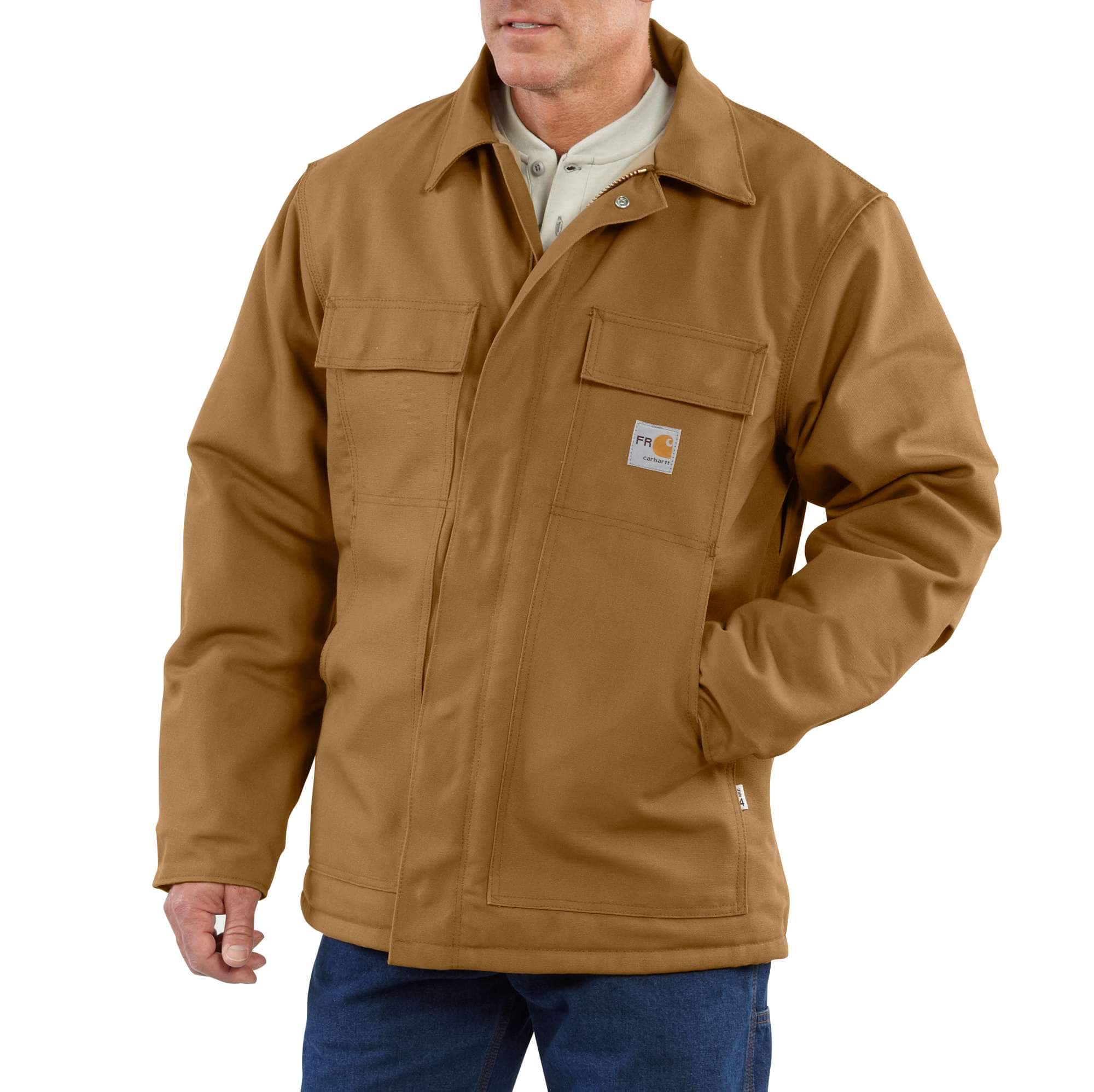 Flame-Resistant Duck Traditional Coat/Quilt-Lined - 3 Warmest Rating - Carhartt Outlet