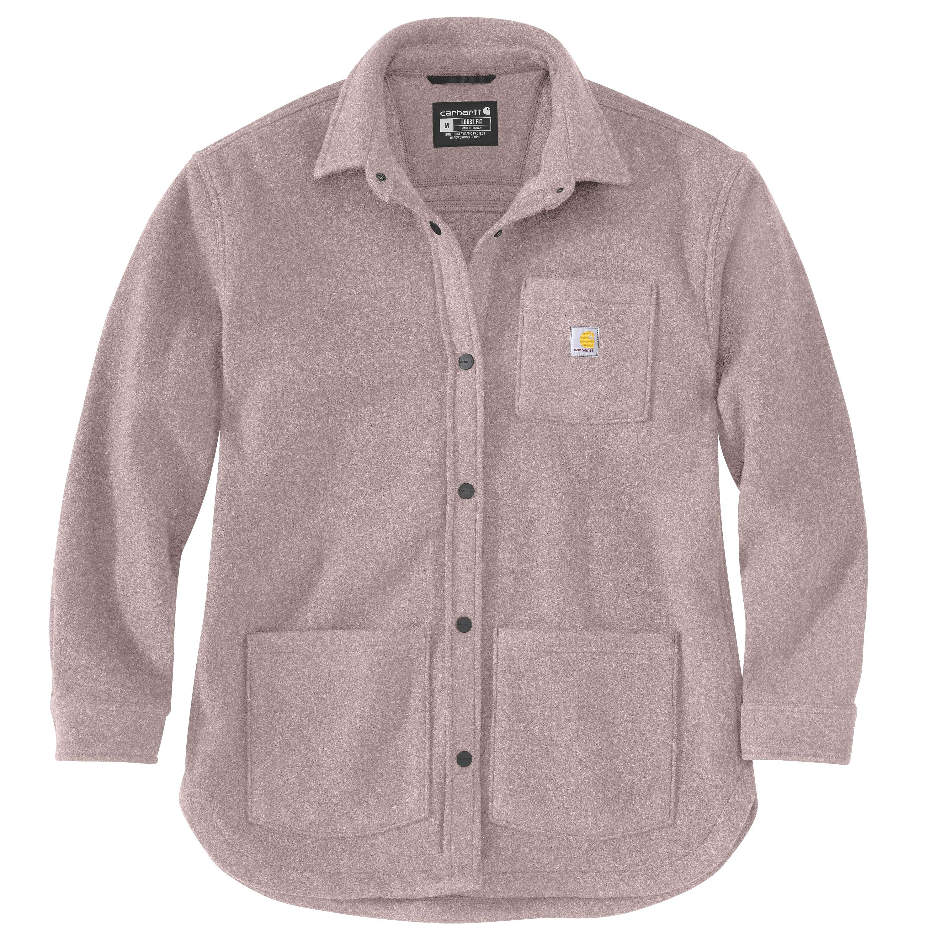 Women's Loose Fit Fleece Shirt Jac - Carhartt Outlet