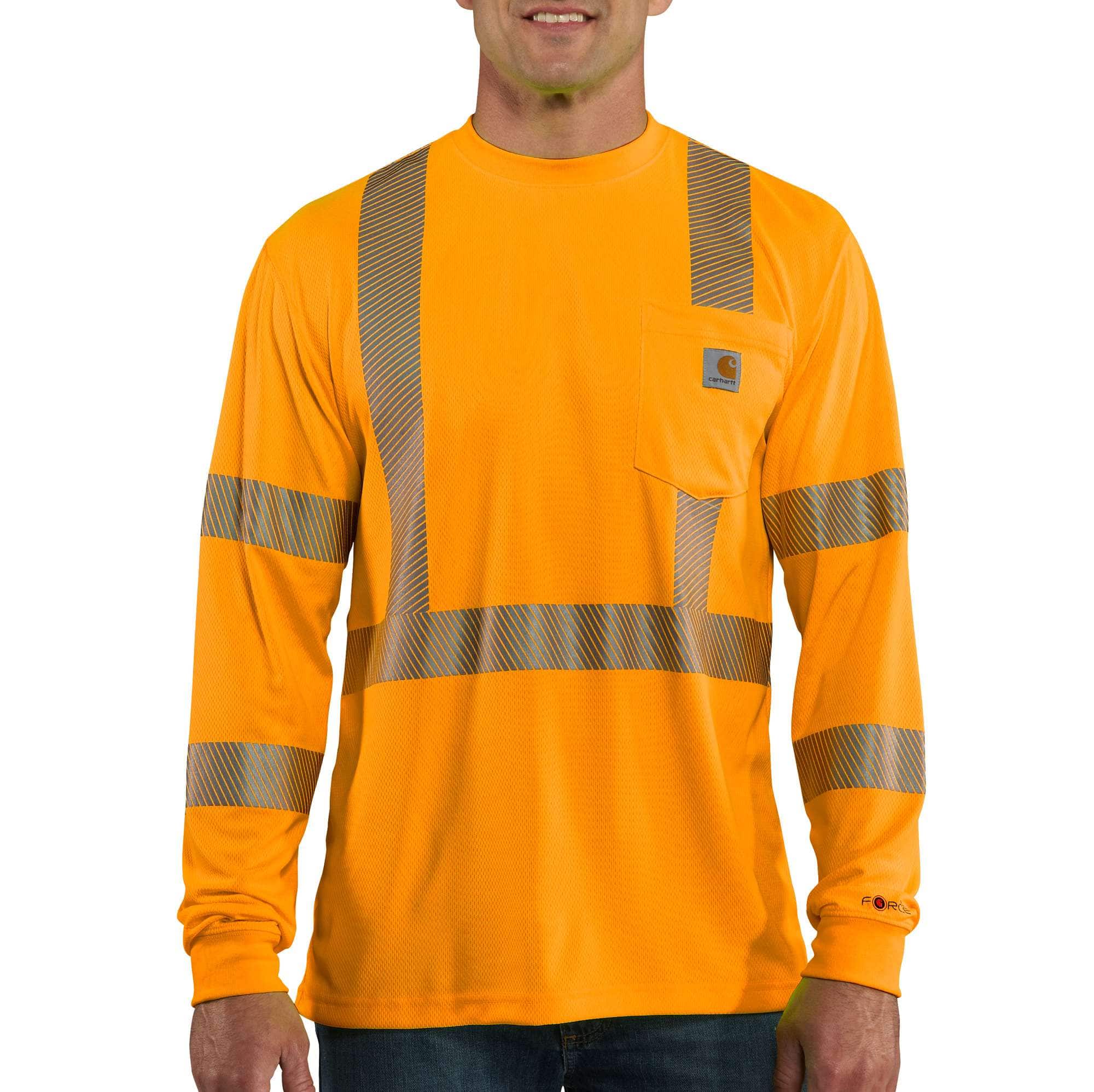 Force High-Visibility Long-Sleeve Class 3 T-Shirt - Carhartt Outlet