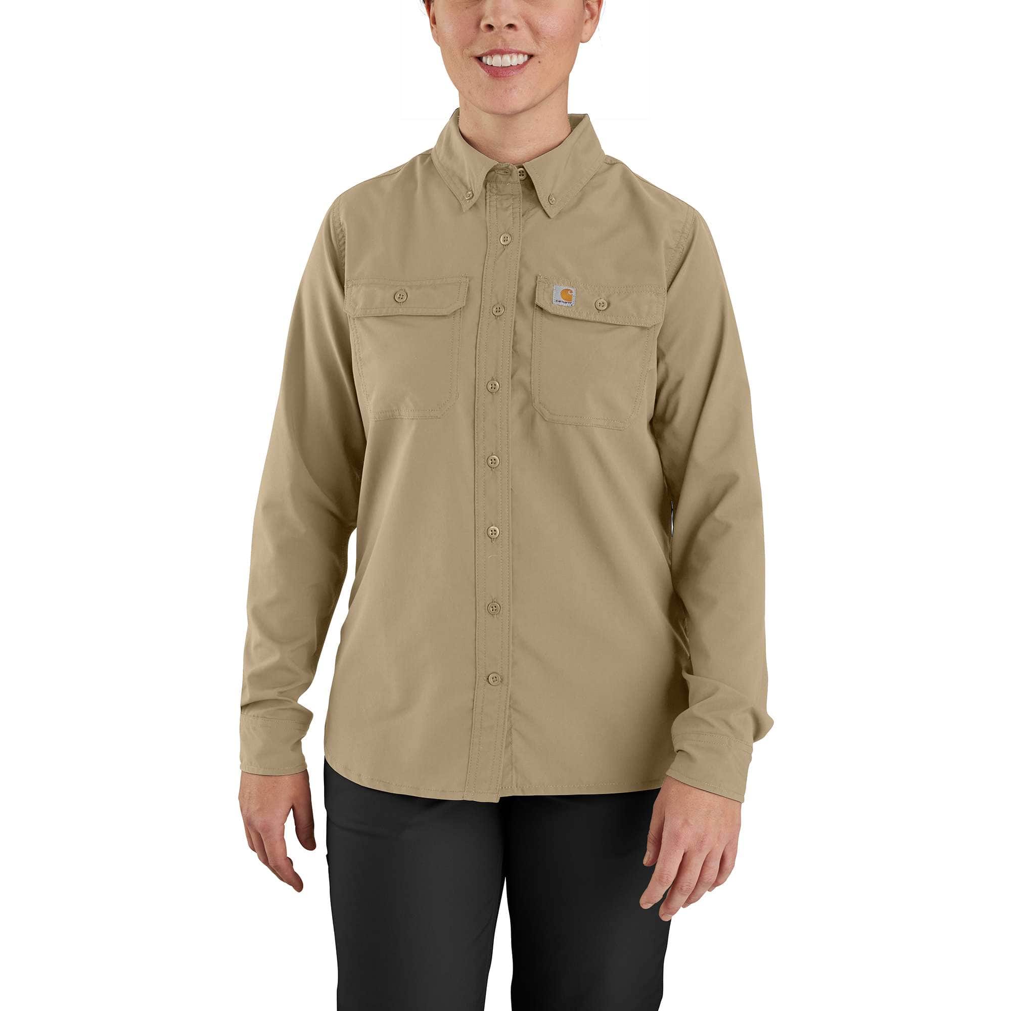 Women's Carhartt Force Relaxed Fit Lightweight Long Sleeve Shirt - Carhartt Outlet