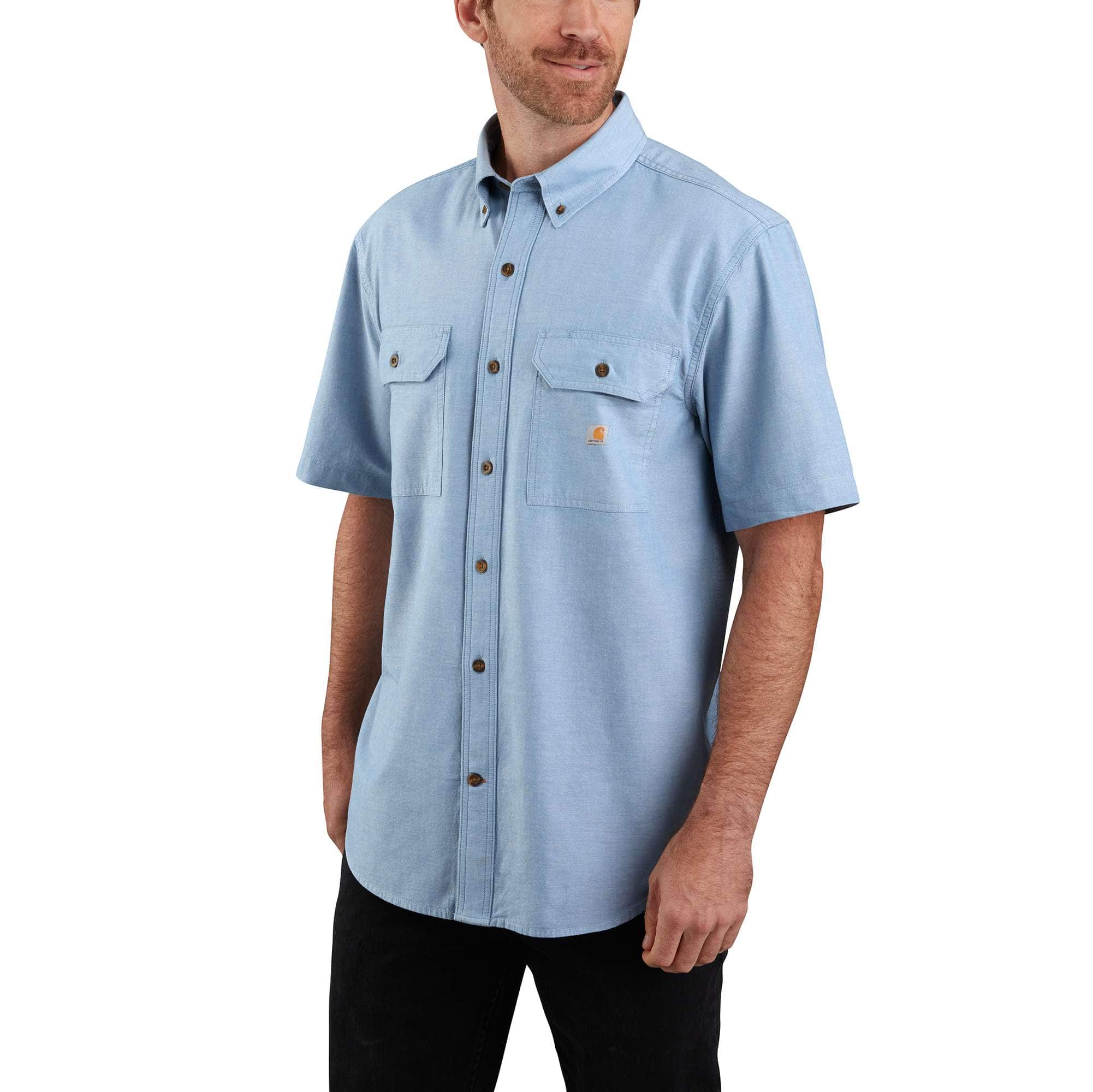 Loose Fit Midweight Chambray Short-Sleeve Shirt - Carhartt Outlet