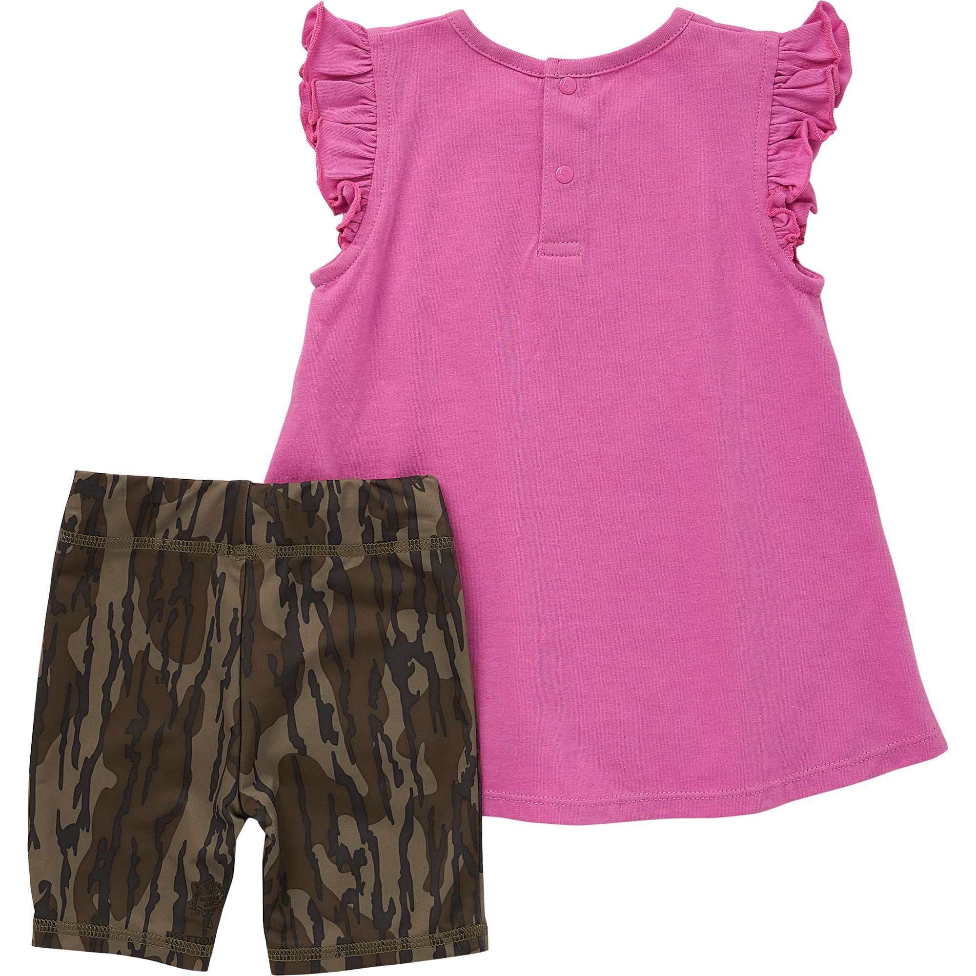 Girls'  Deer Shirt and Camo Biker Short Set (Toddler) - Carhartt Outlet