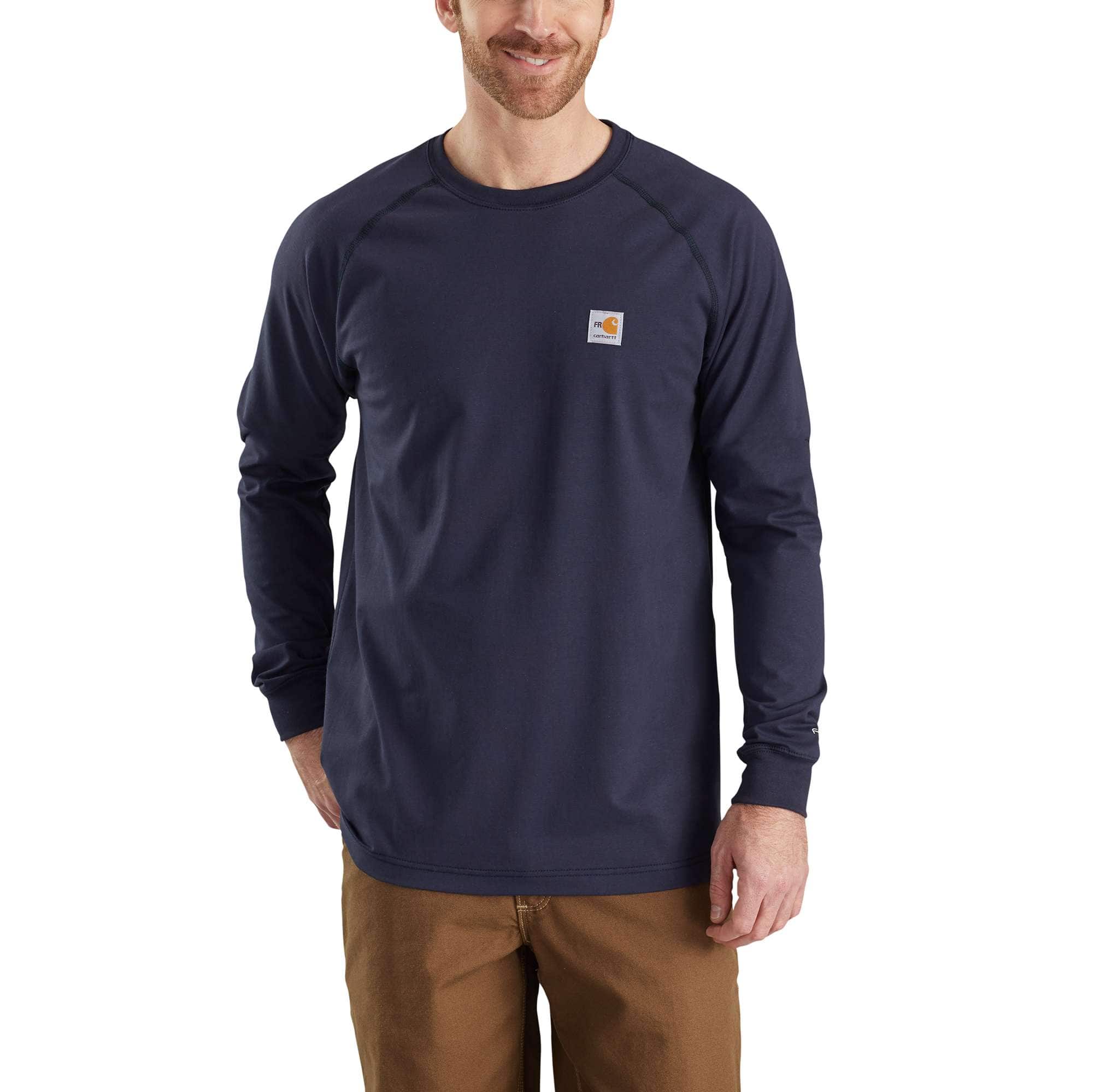 Flame-Resistant Force Long-Sleeve T-Shirt - Carhartt Outlet