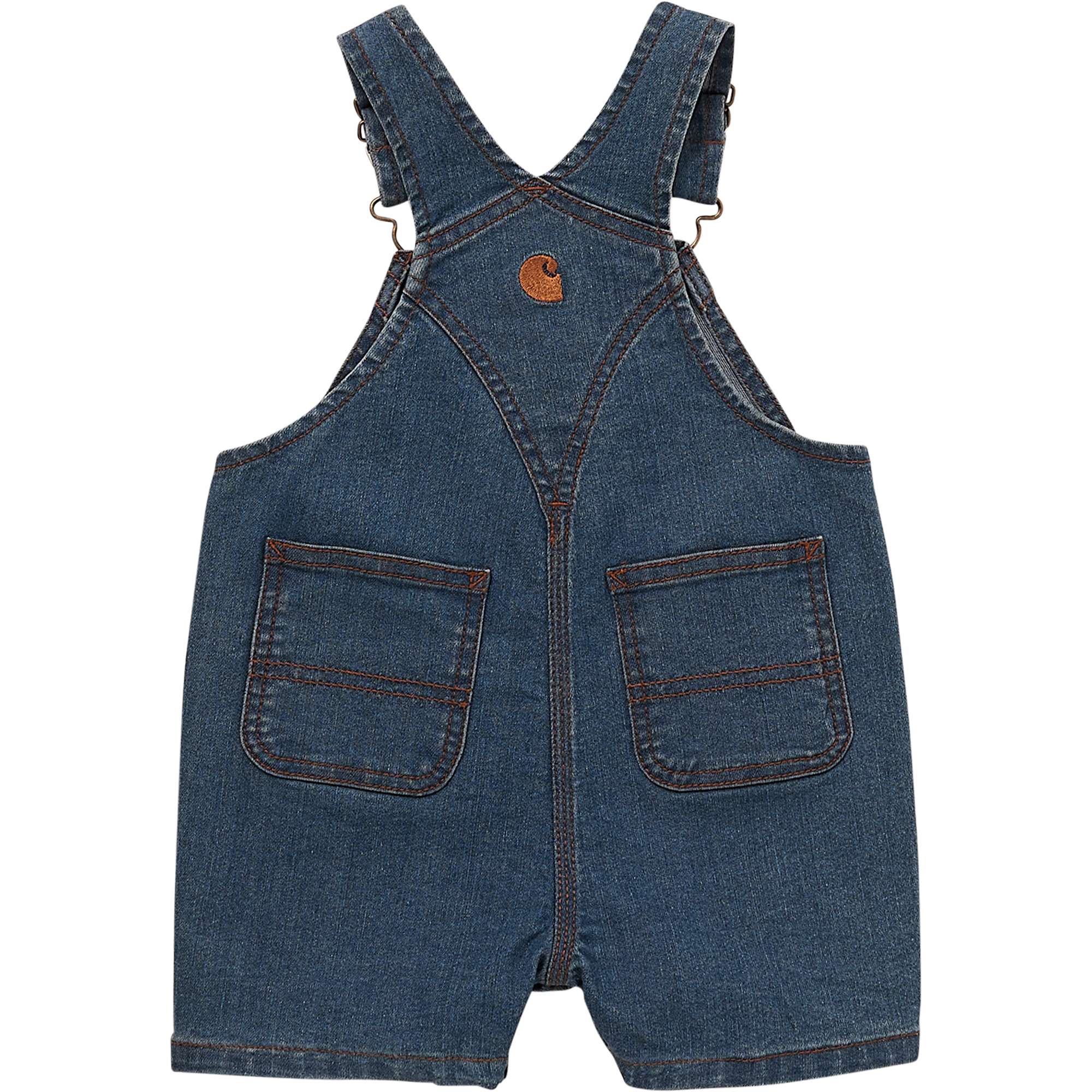 Kids' Rugged Flex Loose Fit Denim Shortall - Carhartt Outlet
