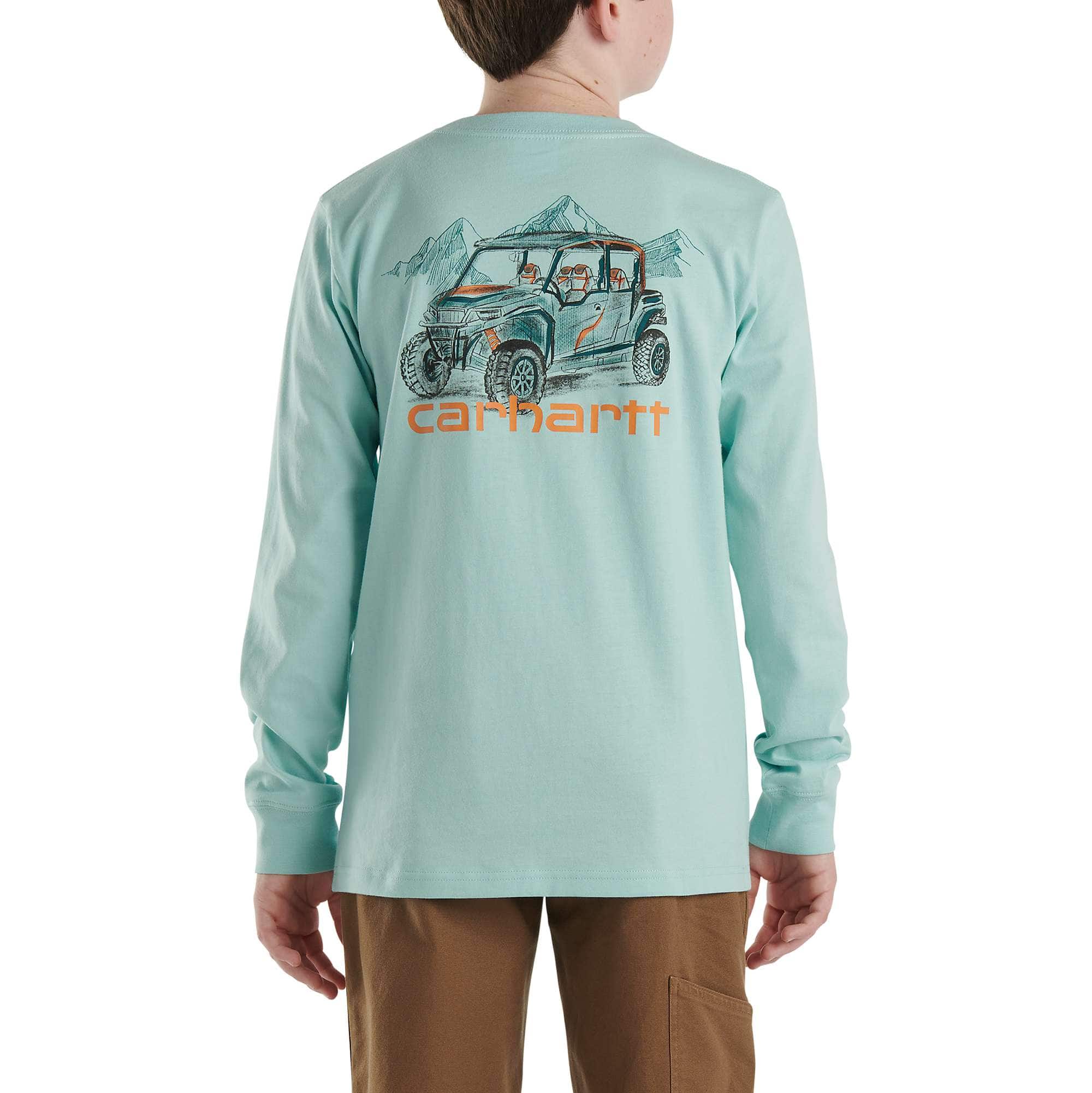 Boys' Long-Sleeve Pocket T-Shirt - Carhartt Outlet
