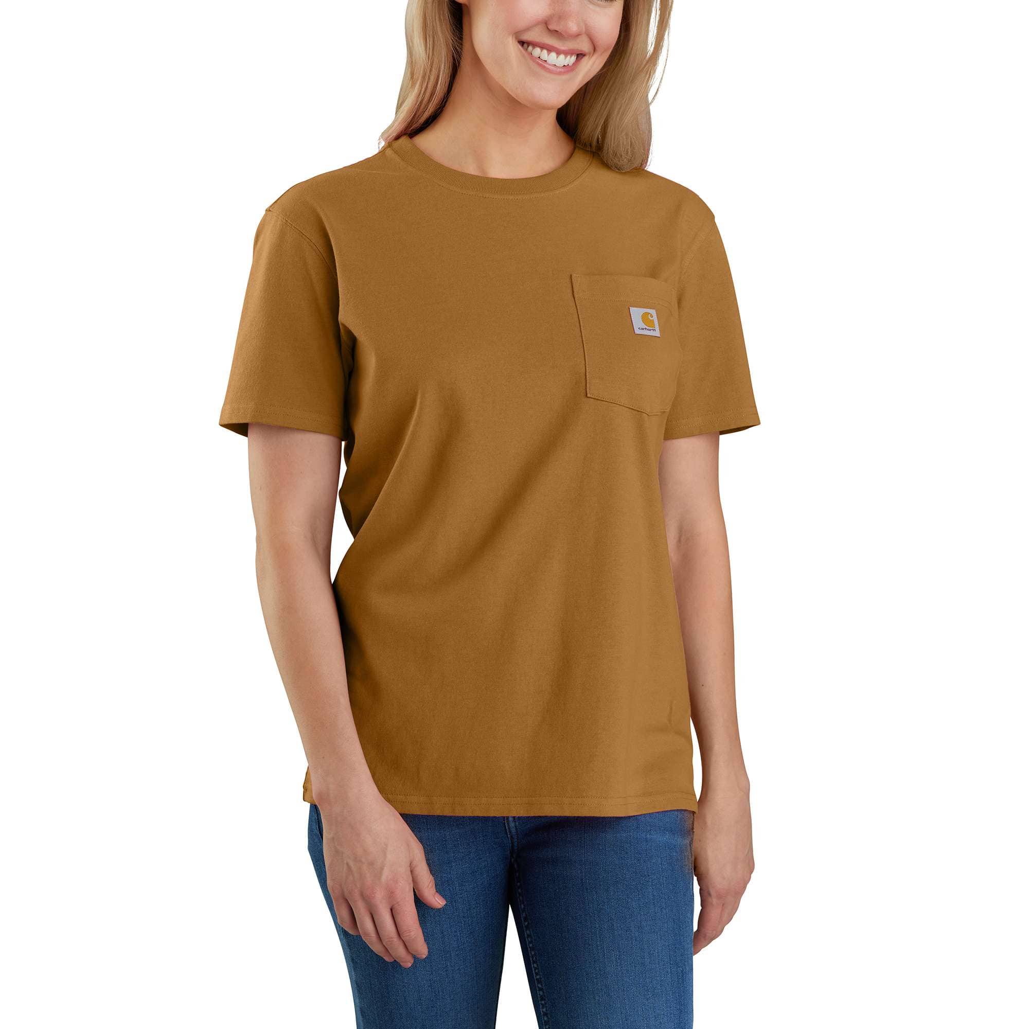 Women's Loose Fit Heavyweight Short-Sleeve Pocket T-Shirt - Carhartt Outlet
