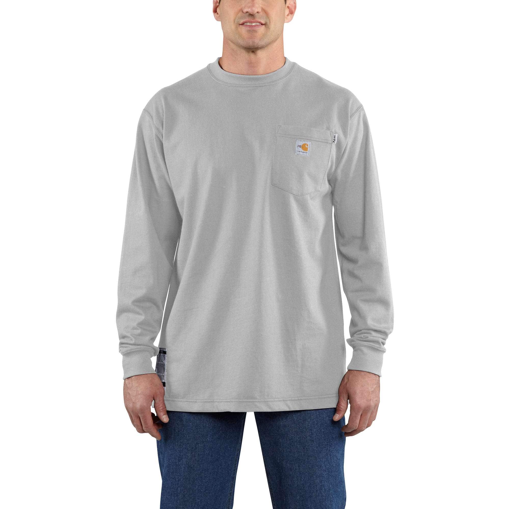 Flame-Resistant Force Cotton Long-Sleeve T-Shirt - Carhartt Outlet