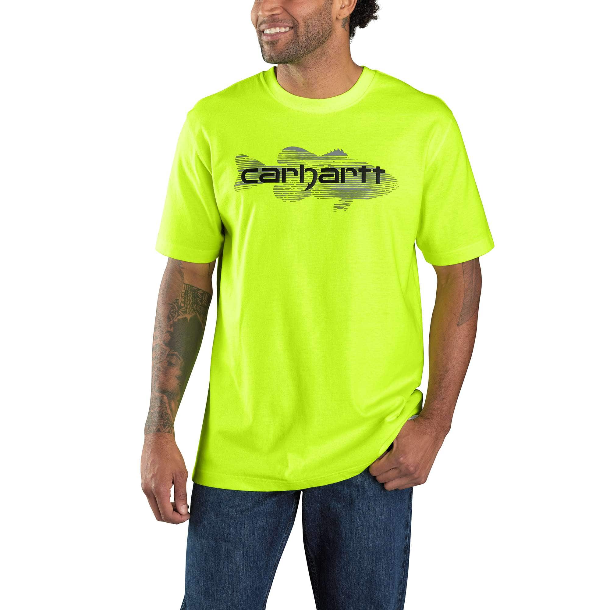 Loose Fit Heavyweight Short-Sleeve Fish Graphic T-Shirt - Carhartt Outlet
