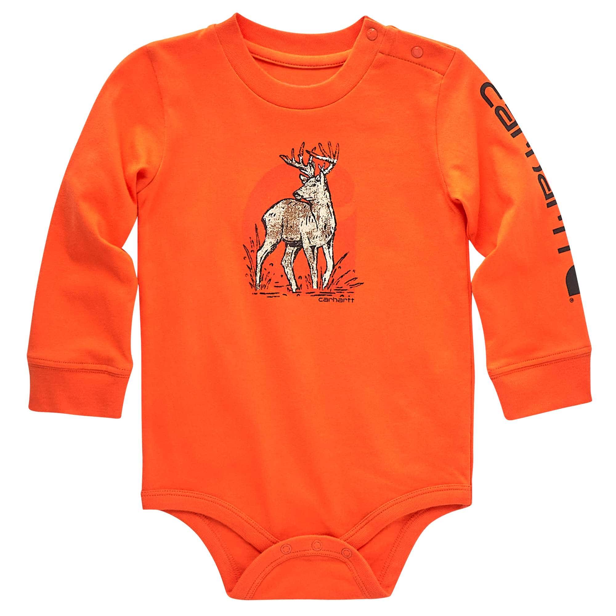 Boys' Long-Sleeve Deer Bodysuit - Carhartt Outlet
