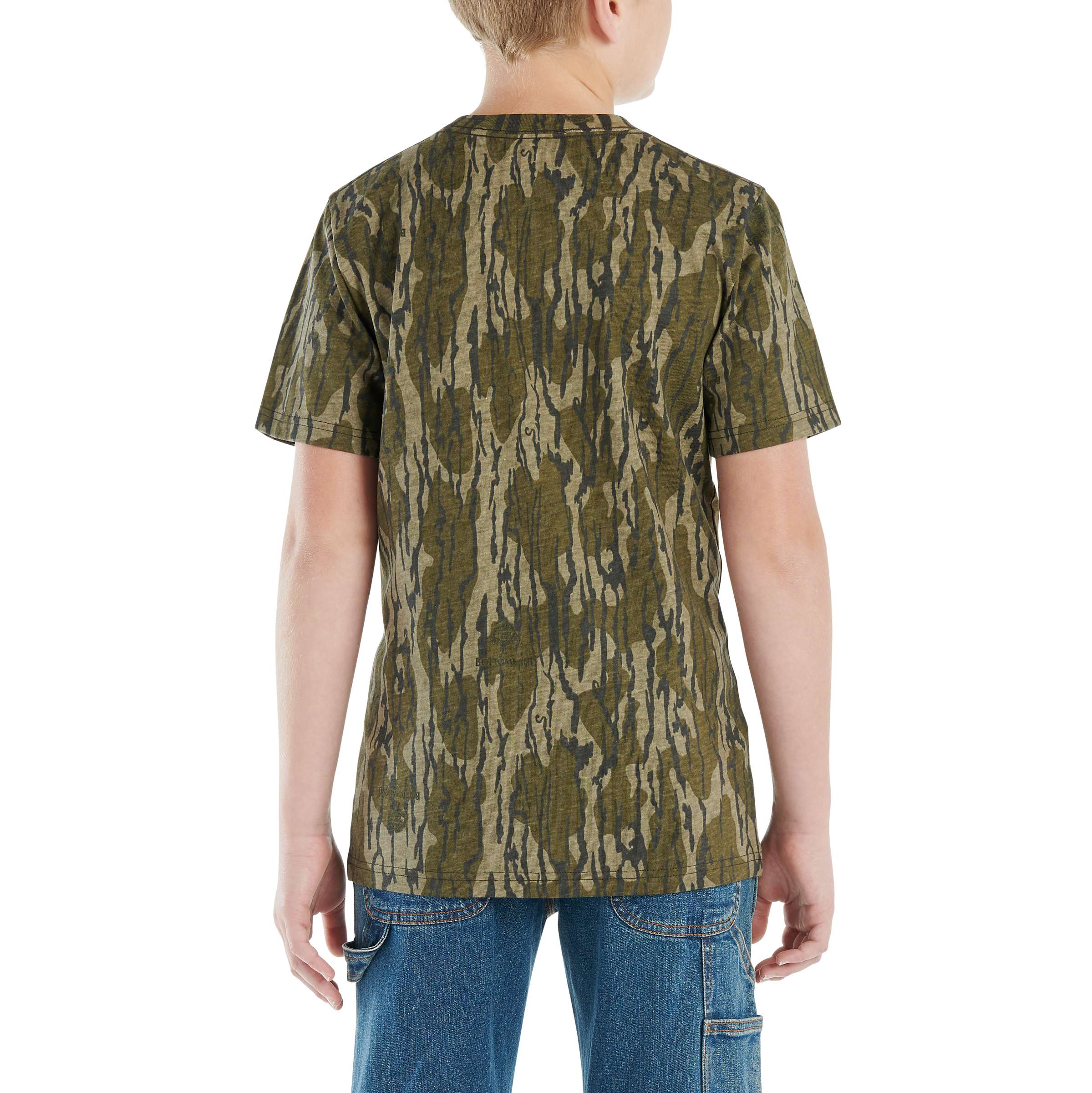 Boys' Short-Sleeve Camo Stripe T-Shirt - Carhartt Outlet