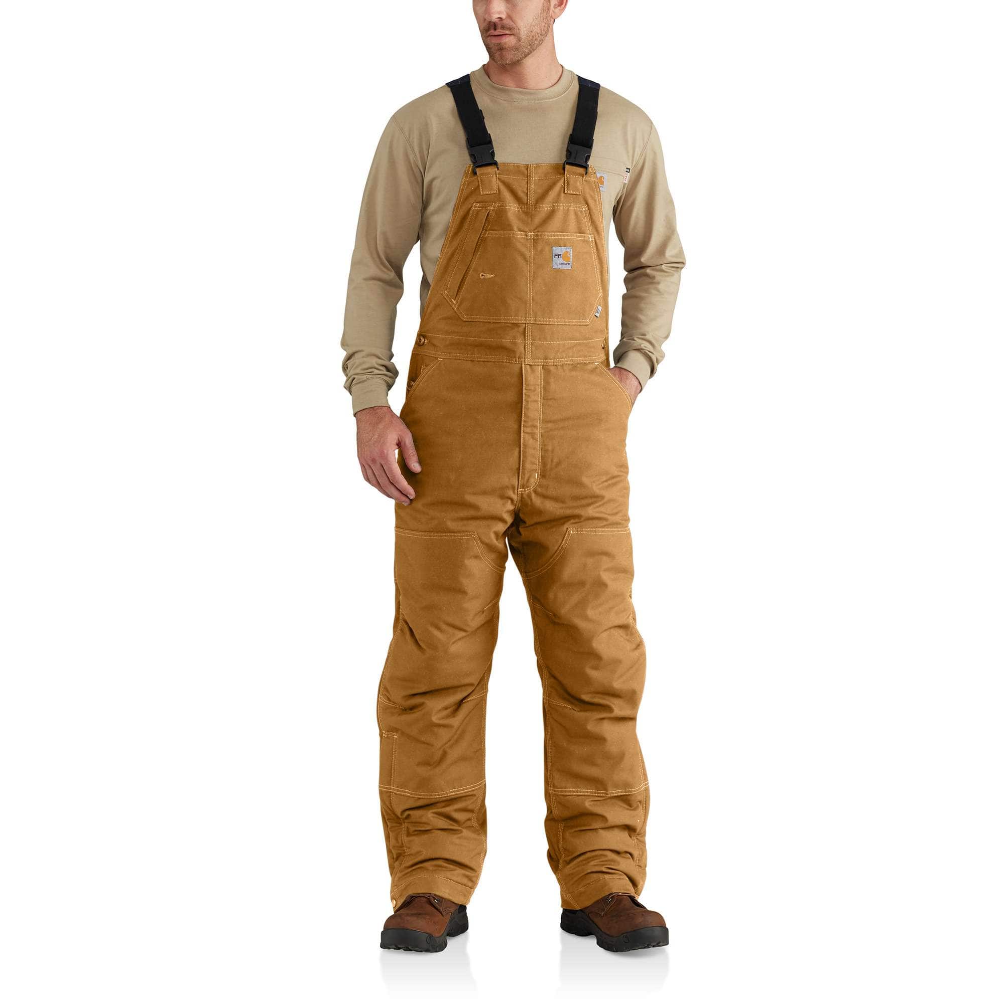 Flame-Resistant Quick Duck Bib Overall/Quilt-Lined - Carhartt Outlet