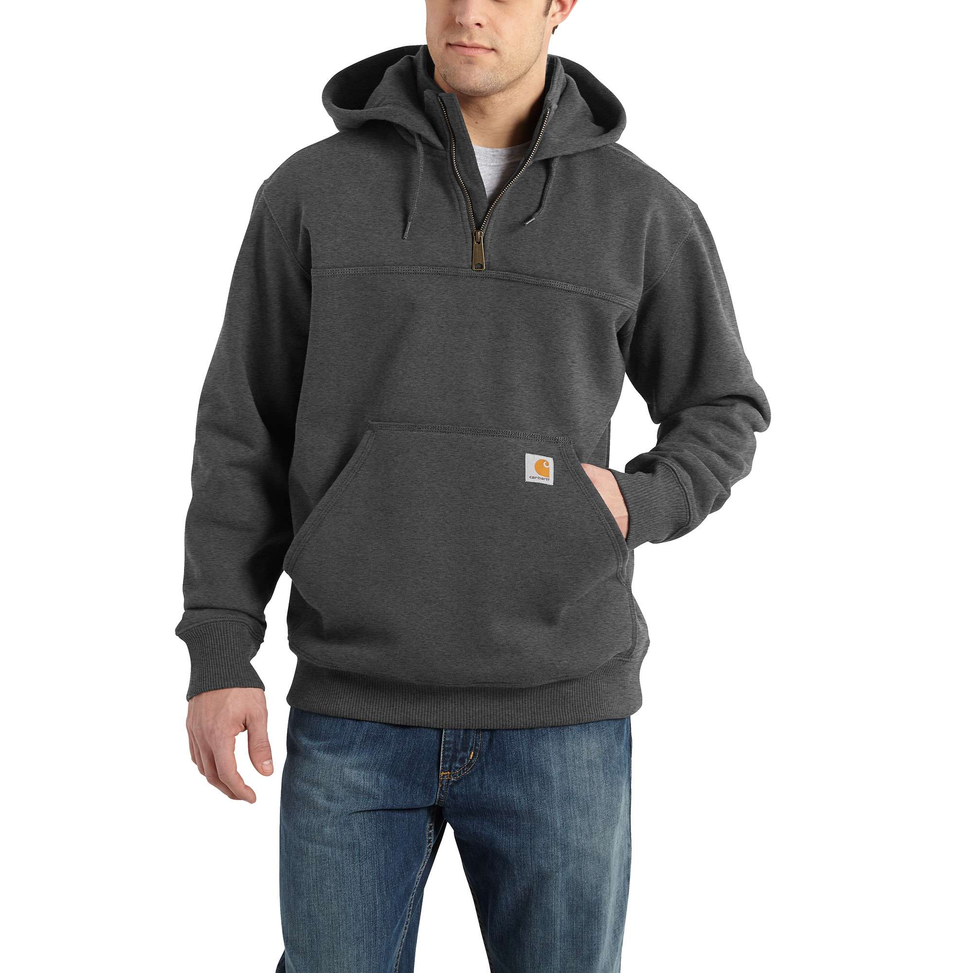 Rain Defender Loose Fit Heavyweight Quarter-Zip Hoodie - Carhartt Outlet