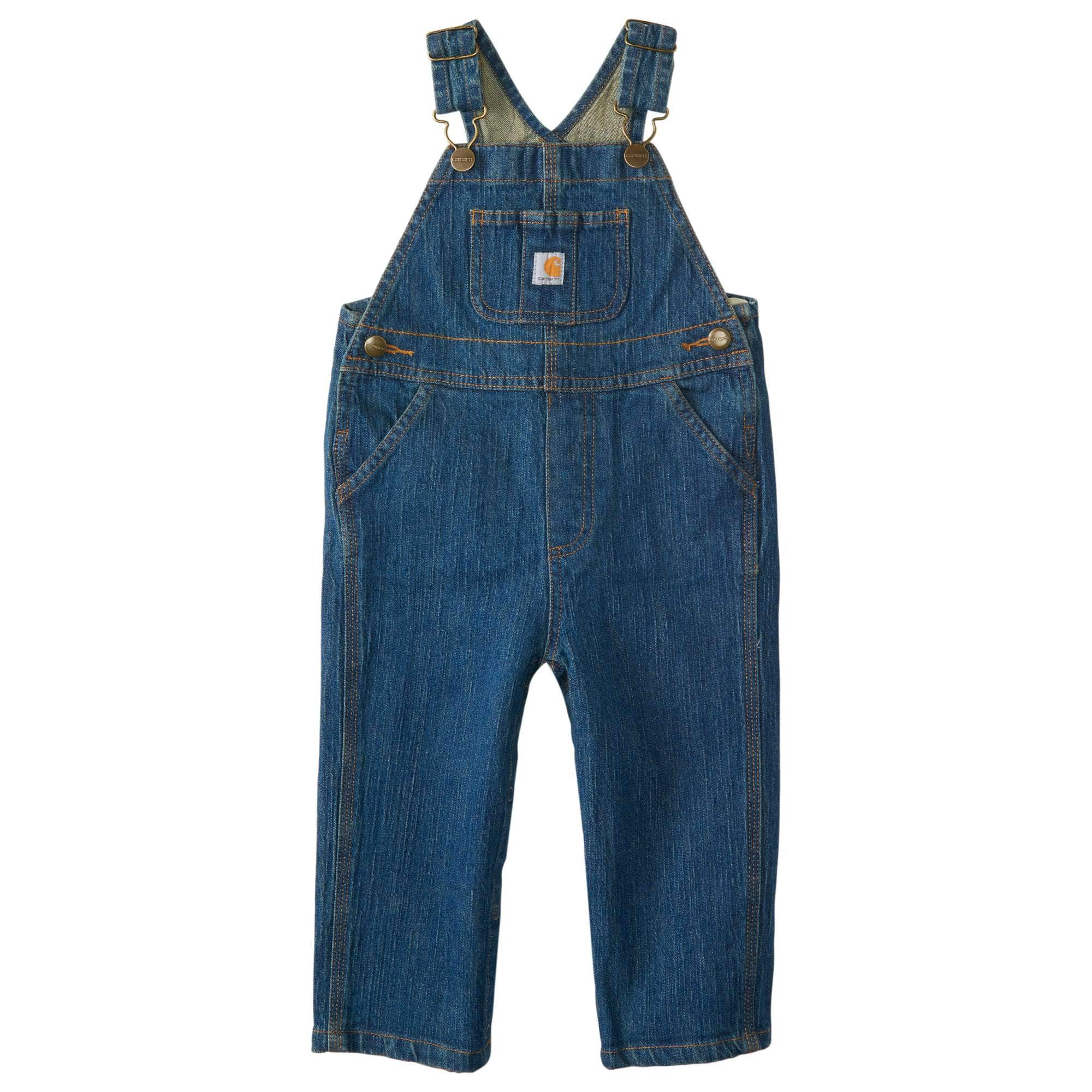 Kids' Washed Denim Bib Overall - Carhartt Outlet