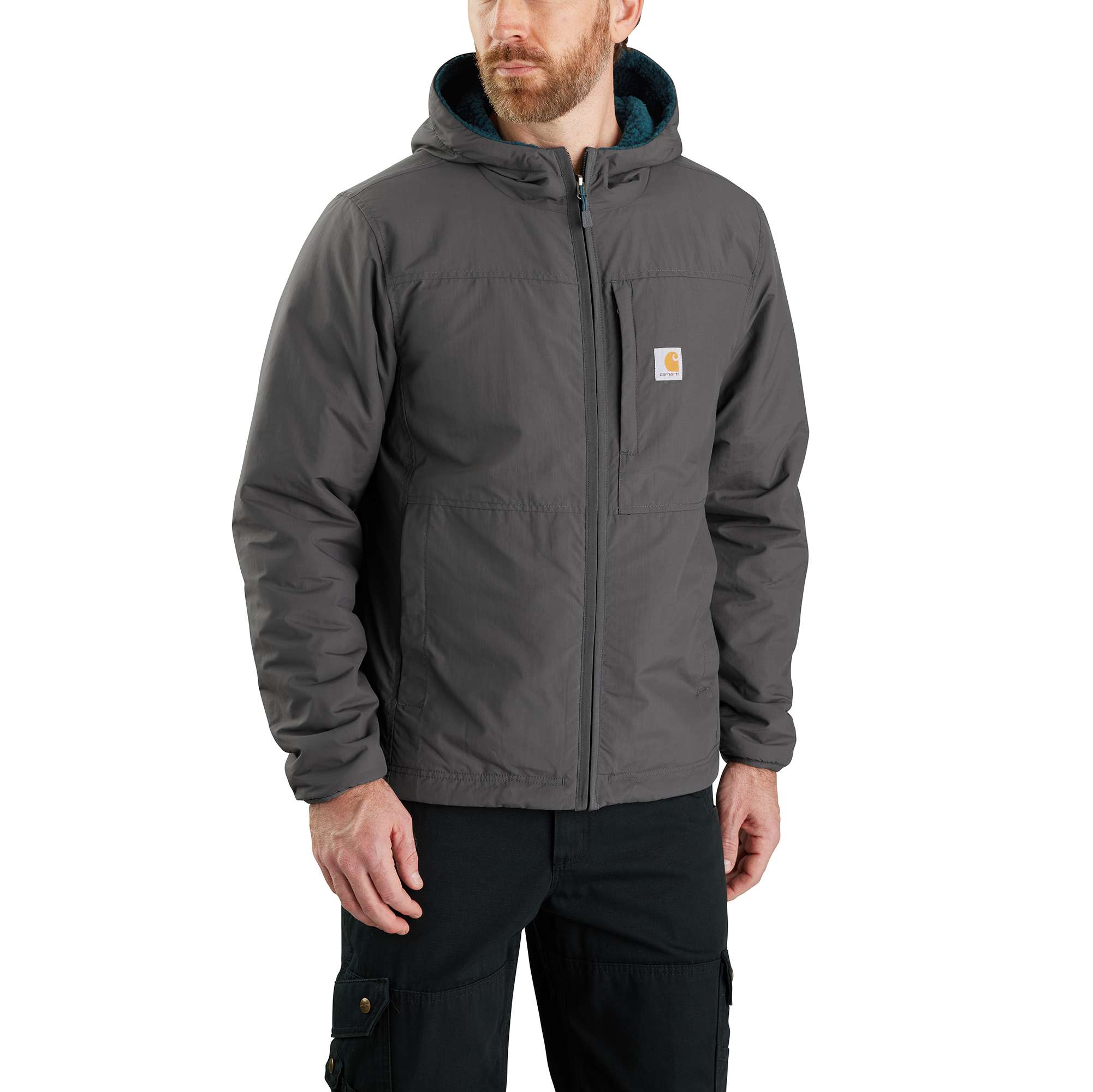 Rain Defender Relaxed Fit Fleece Reversible Jacket - Carhartt Outlet