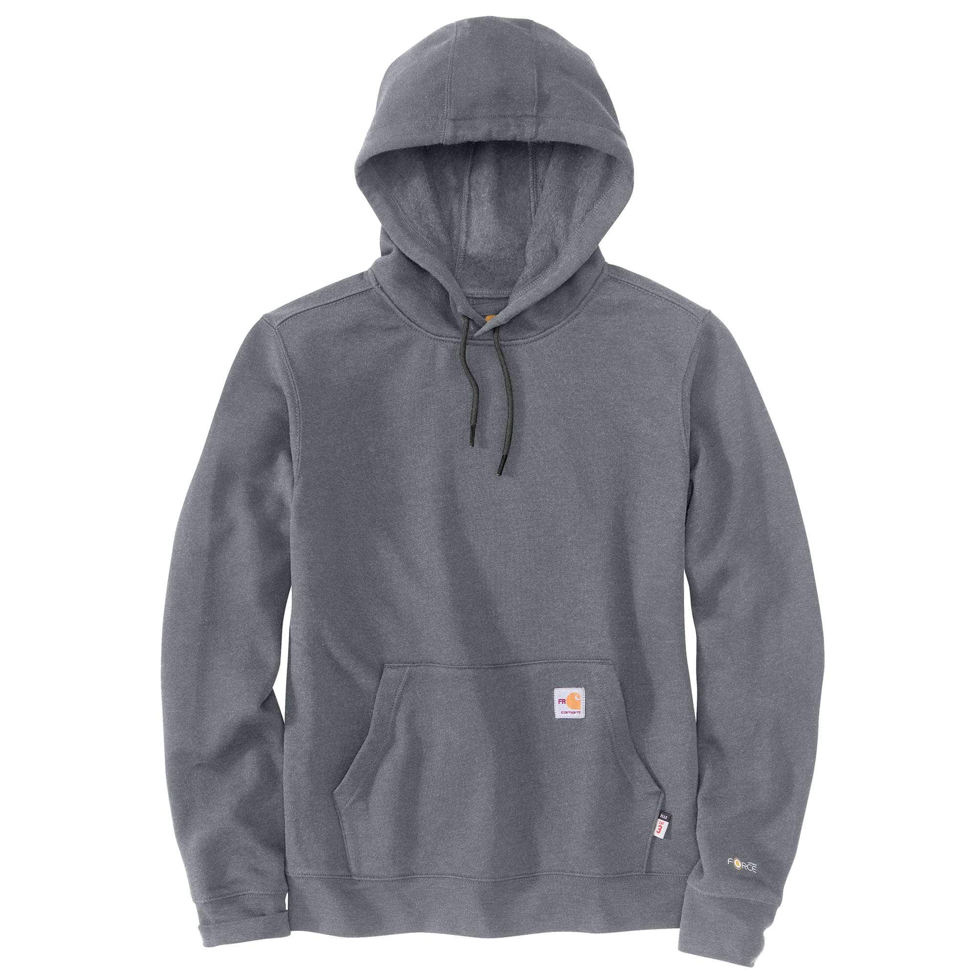 Flame-Resistant Carhartt Force Loose Fit Midweight Hooded Sweatshirt - Carhartt Outlet