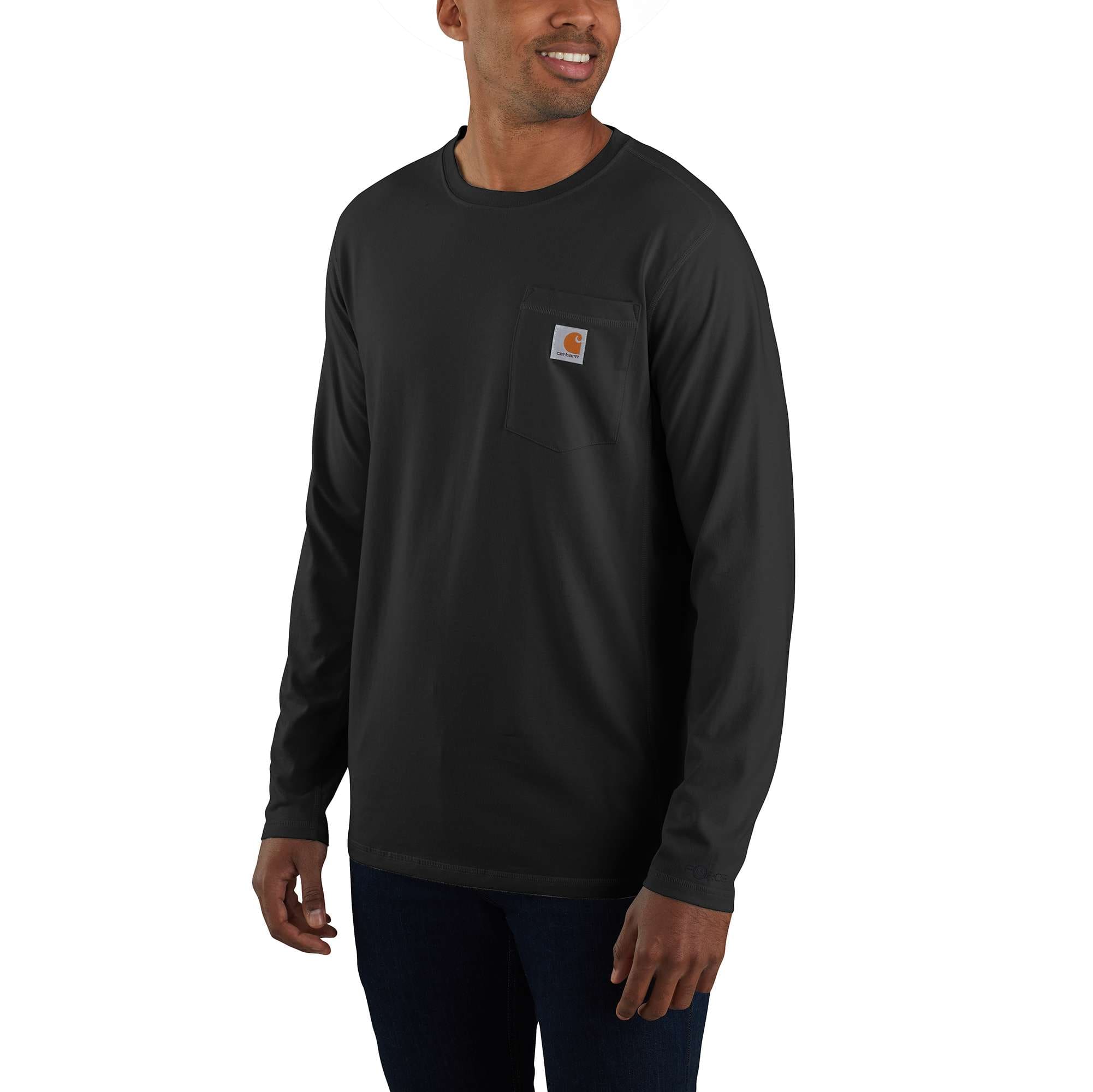 Carhartt Force Relaxed Fit Midweight Long-Sleeve Pocket T-Shirt - Carhartt Outlet