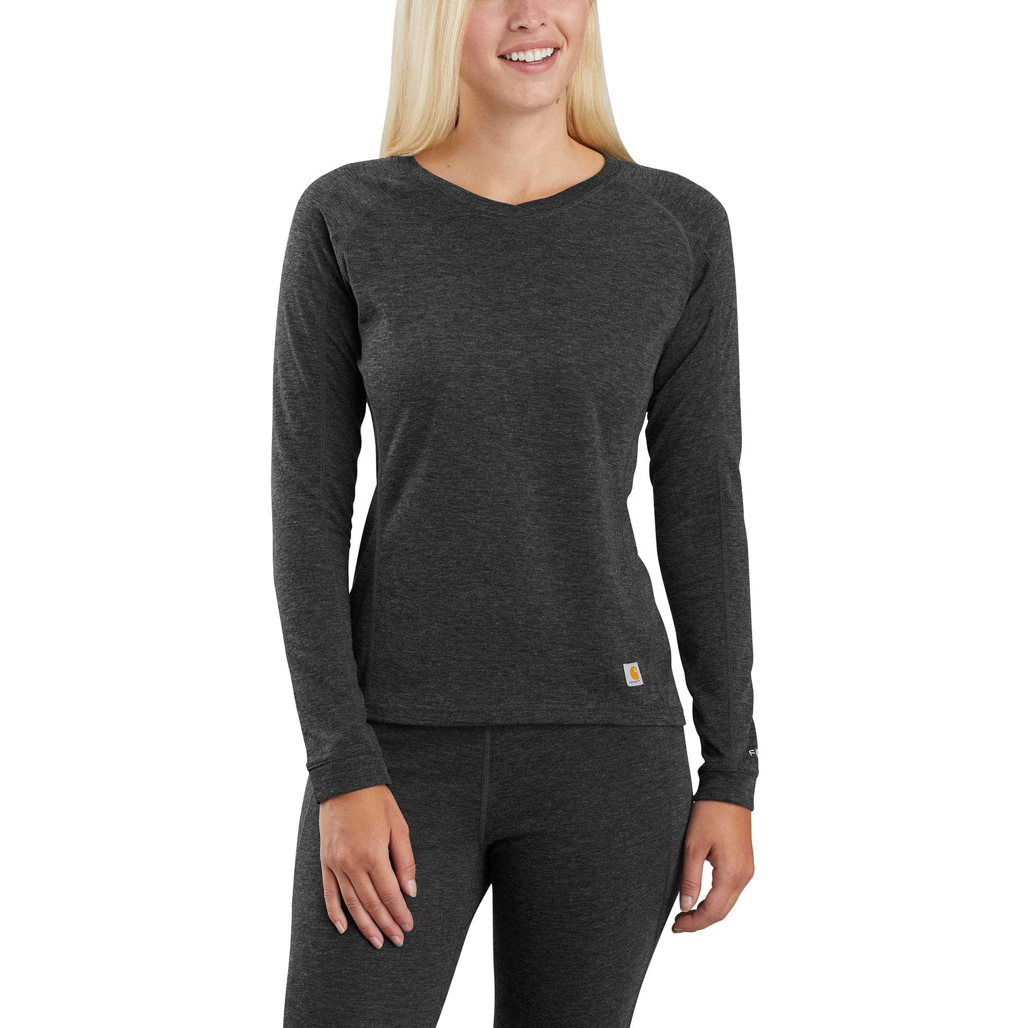 Women's Base Force Heavyweight Poly-Wool Crew - Carhartt Outlet
