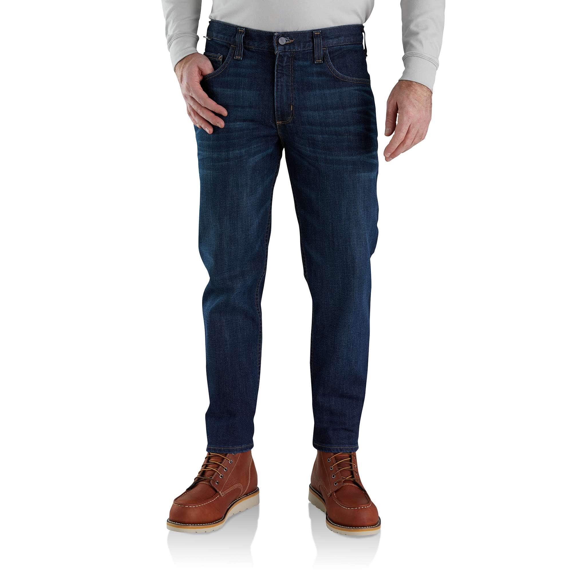 Flame Resistant  Rugged Flex Relaxed Fit 5-Pocket Tapered Jean - Carhartt Outlet