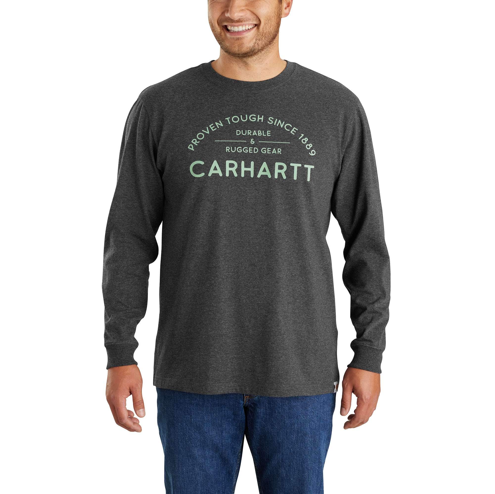 Loose Fit Heavyweight Long-Sleeve Rugged Graphic T-Shirt - Carhartt Outlet